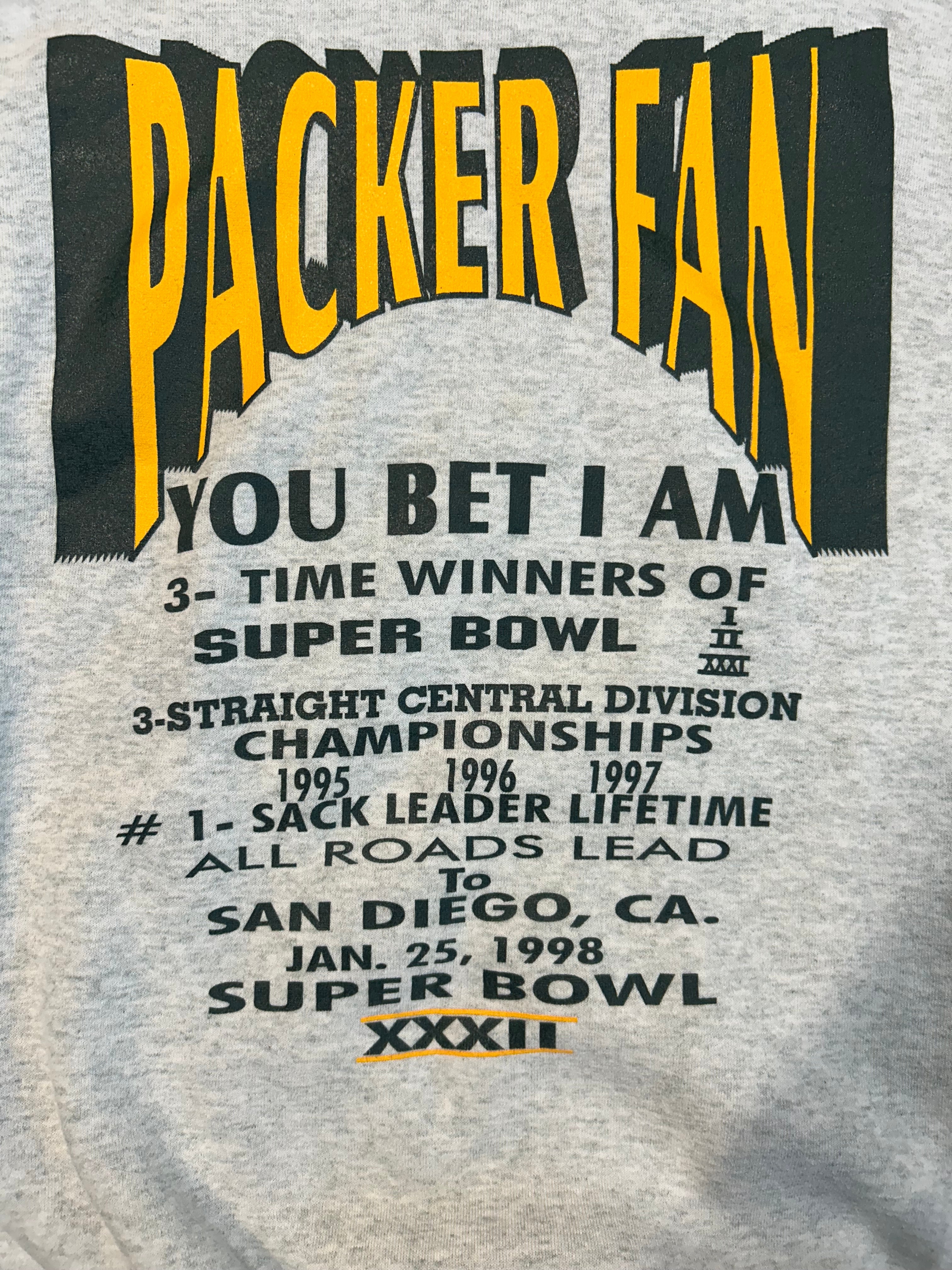 Vintage 1997 Green Bay Packers Crewneck