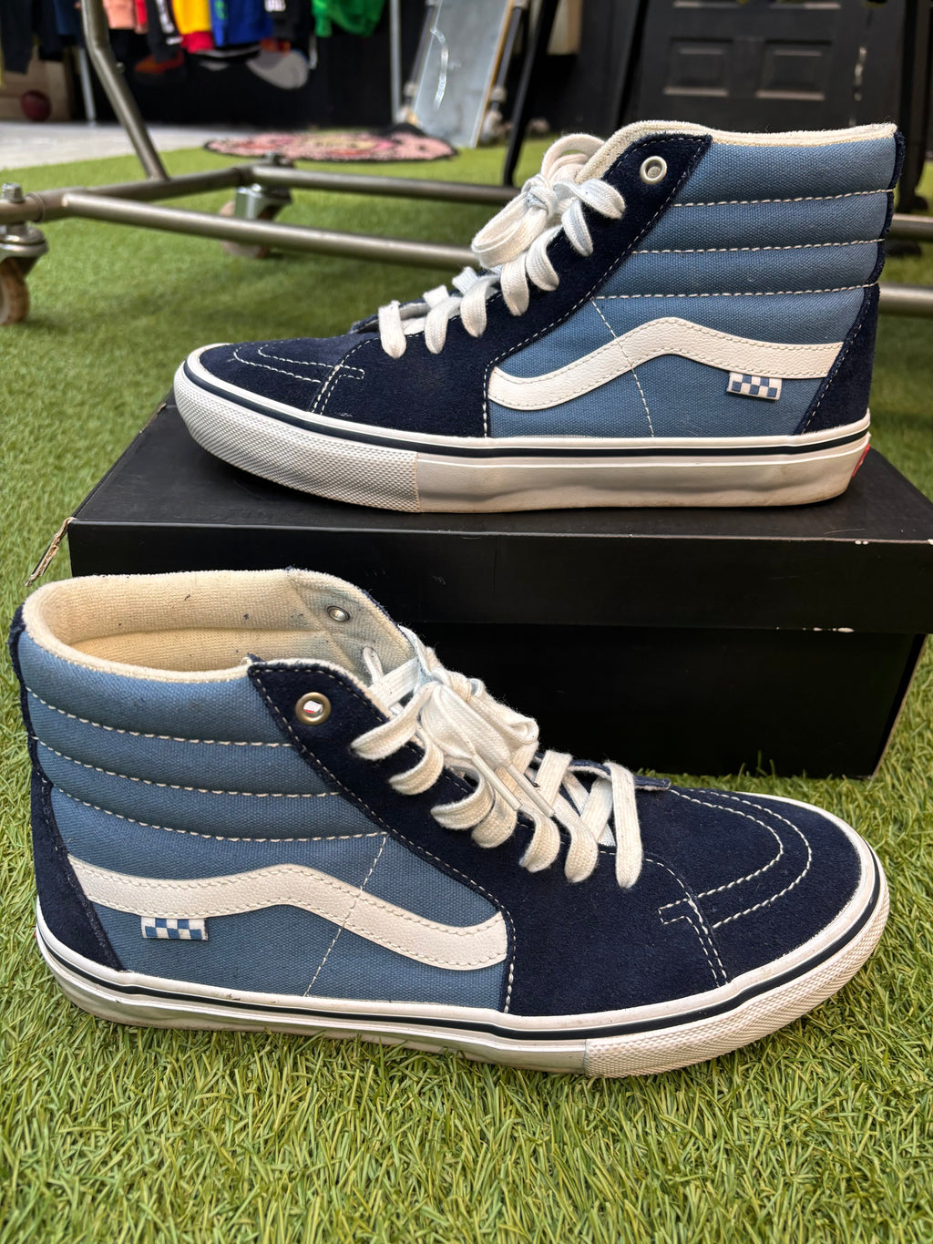 Blue vans