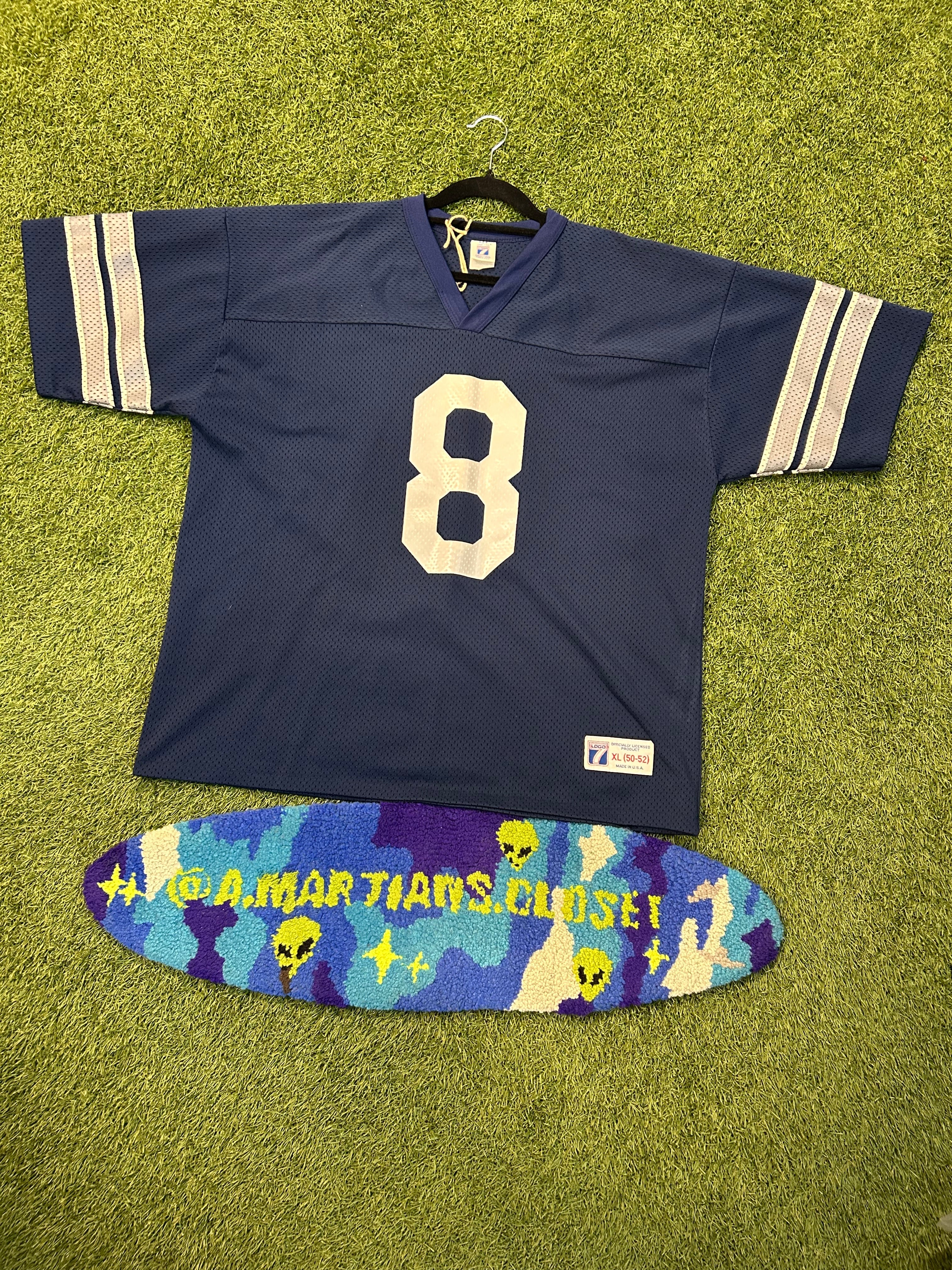 Vintage Logo7 Dallas Cowboys Troy Aikman #8 NFL Jersey