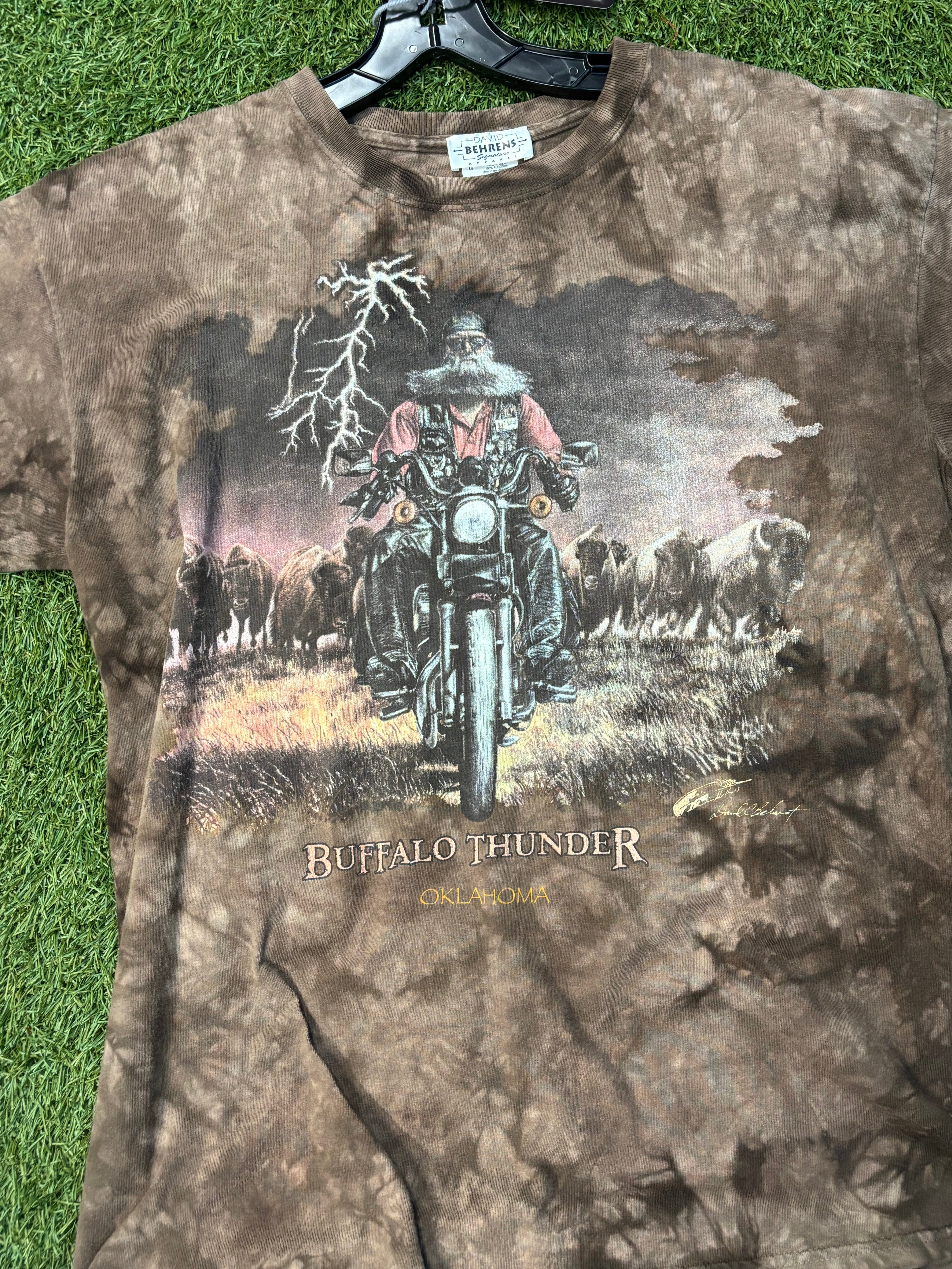 Y2K Buffalo Thunder Biker Tee