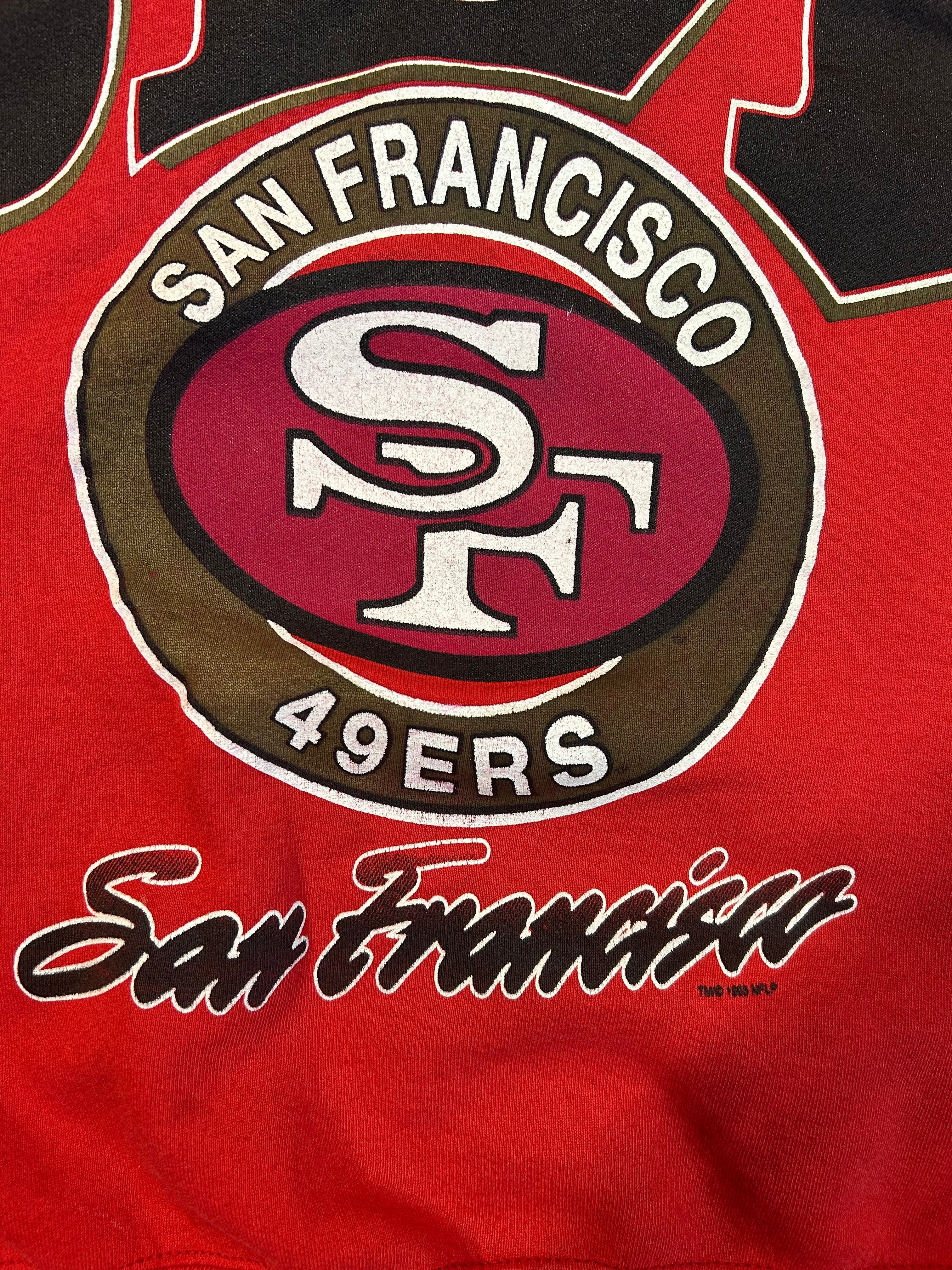 Vintage 1995 San Francisco 49ers Big Print Crewneck