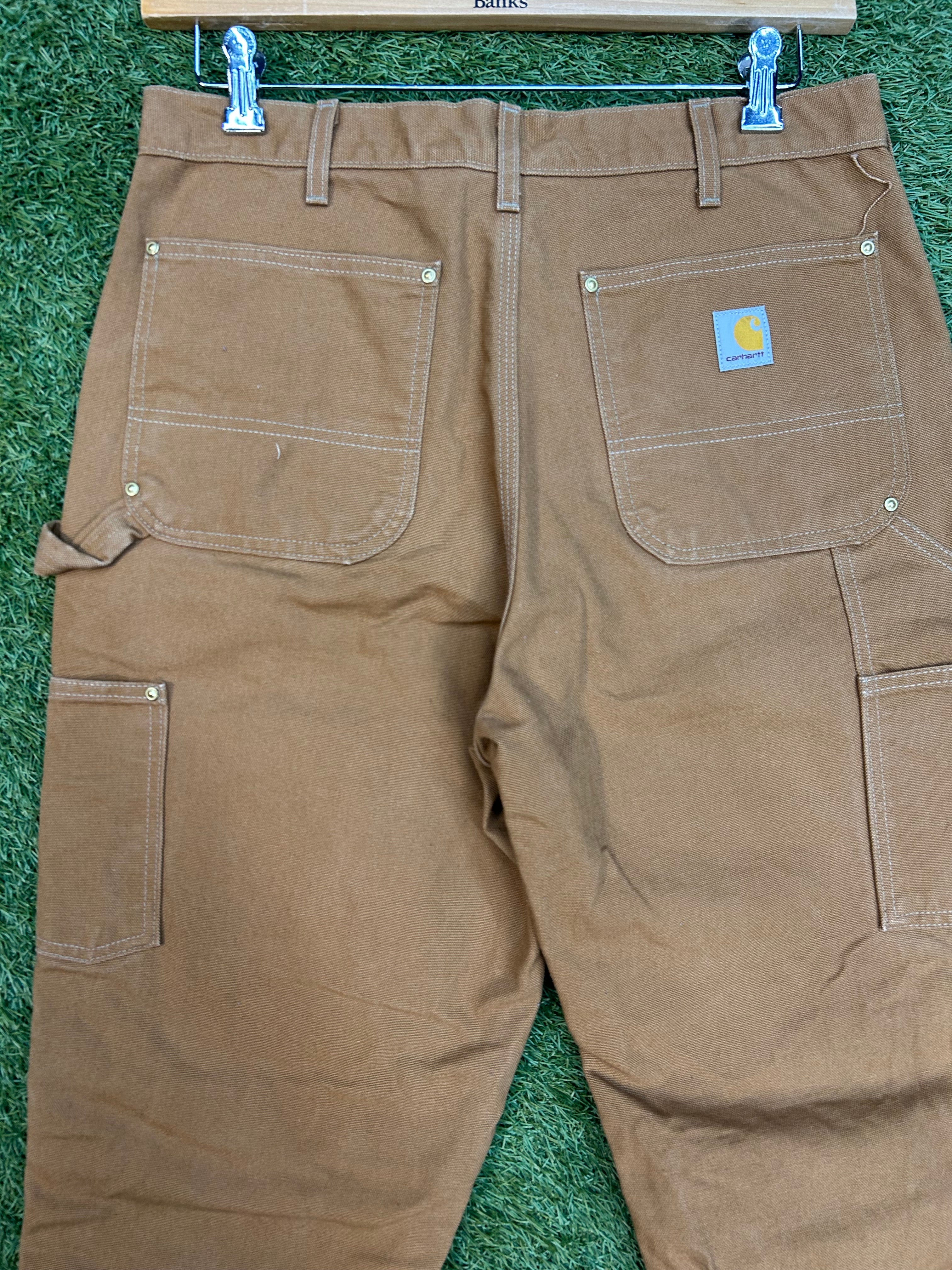 Y2K Carhartt Tan Double Knee Carpenter Jeans