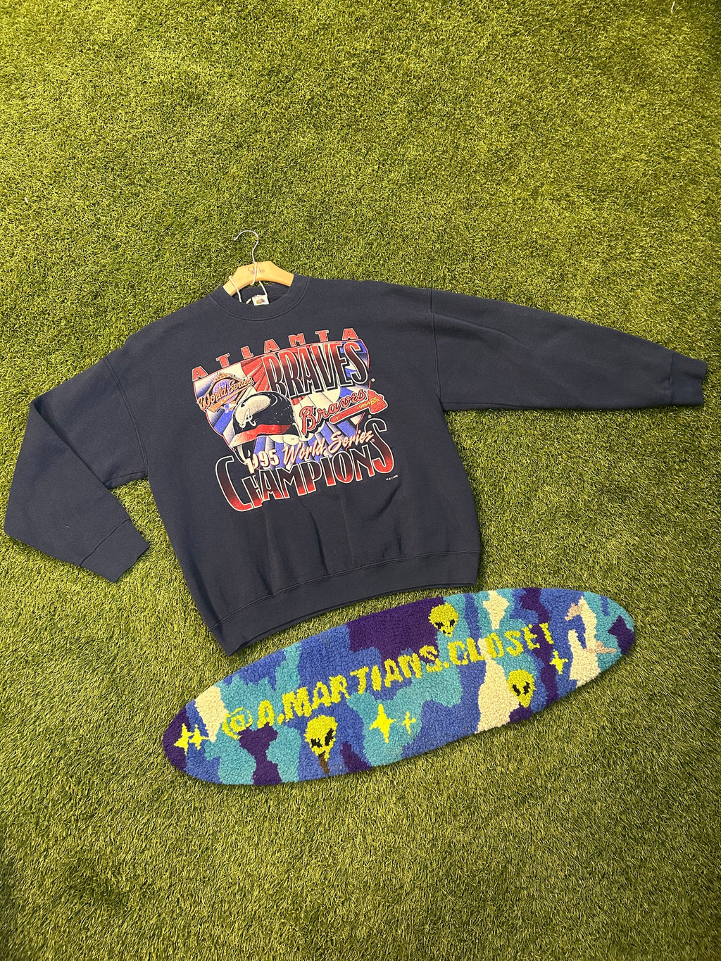 Vintage 1995 MLB World Series Atlanta Braves Championship