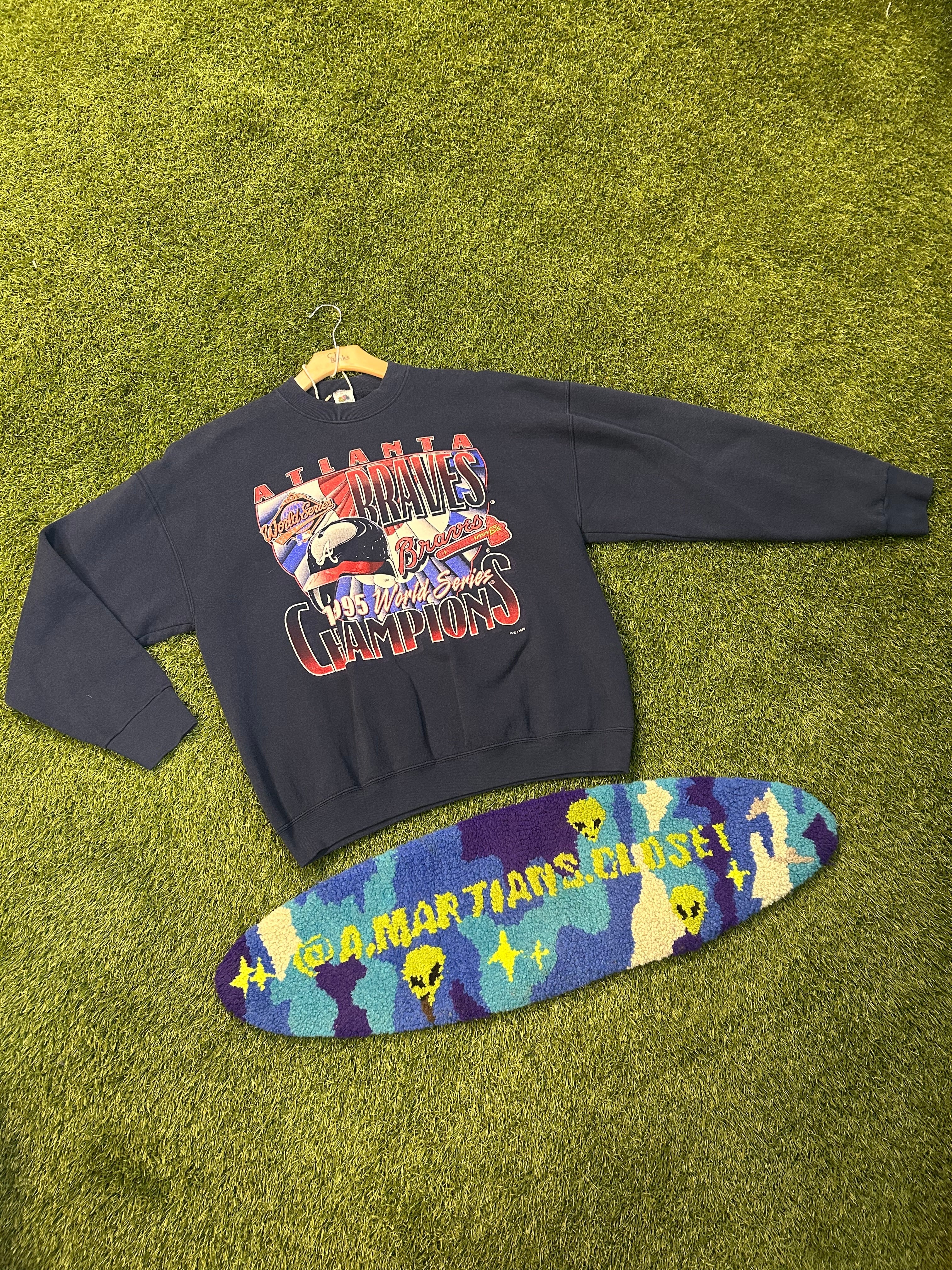 Vintage 1995 MLB World Series Atlanta Braves Championship