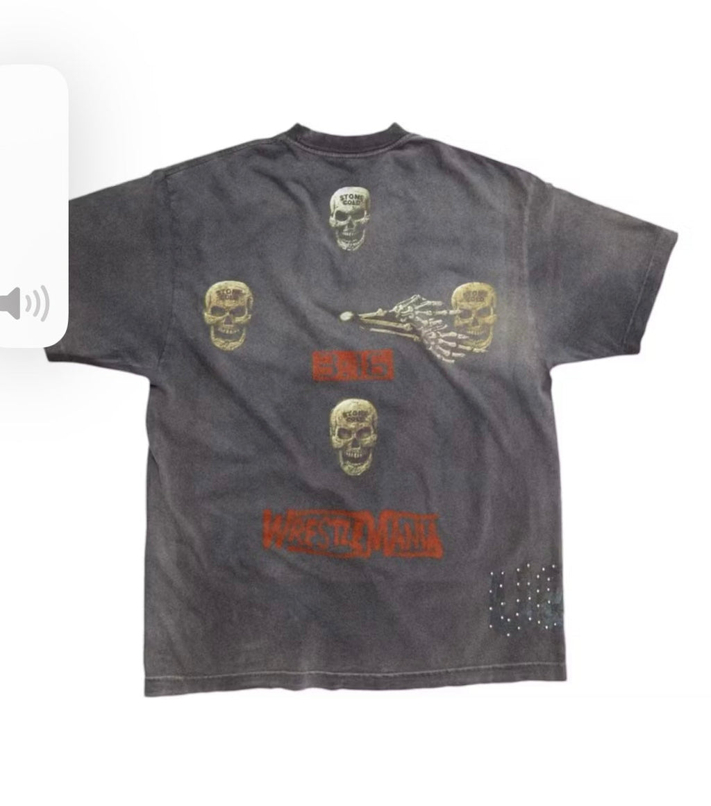 Travis Scott X No Bystanders Stone Cold Steve Austin Tee