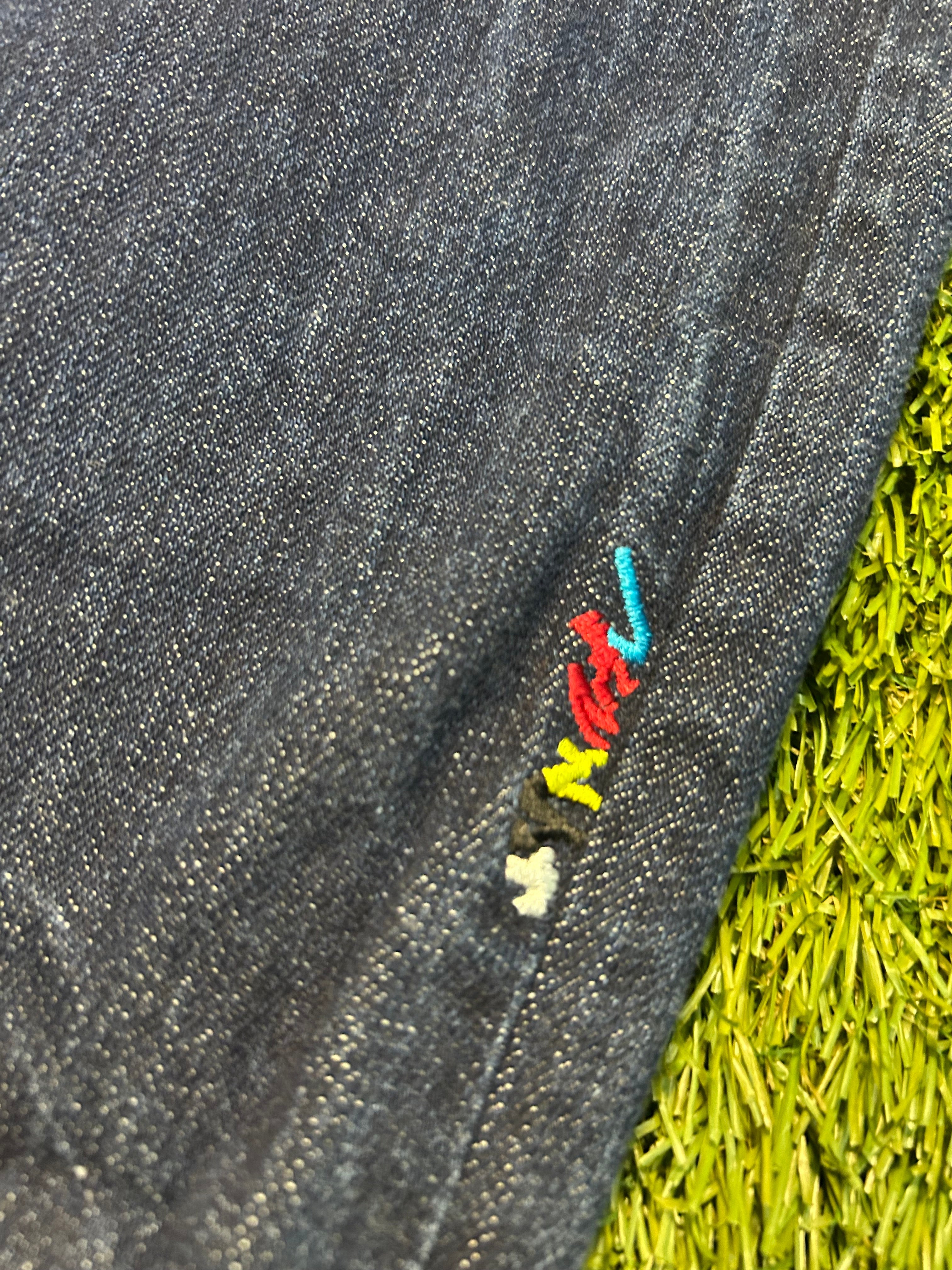 Y2K Coogi Blue Patch Jeans