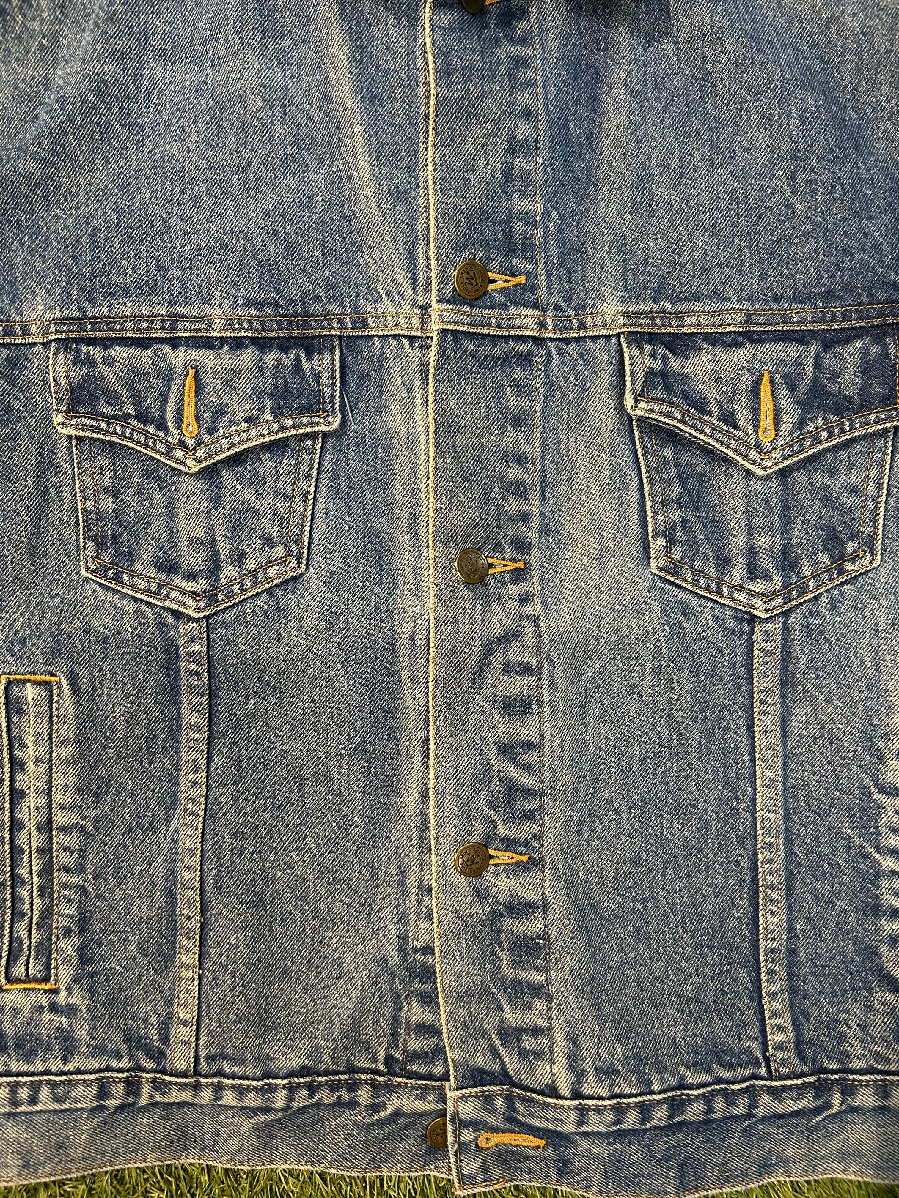 Vintage Marlboro Country Store Light Blue Jean Jacket