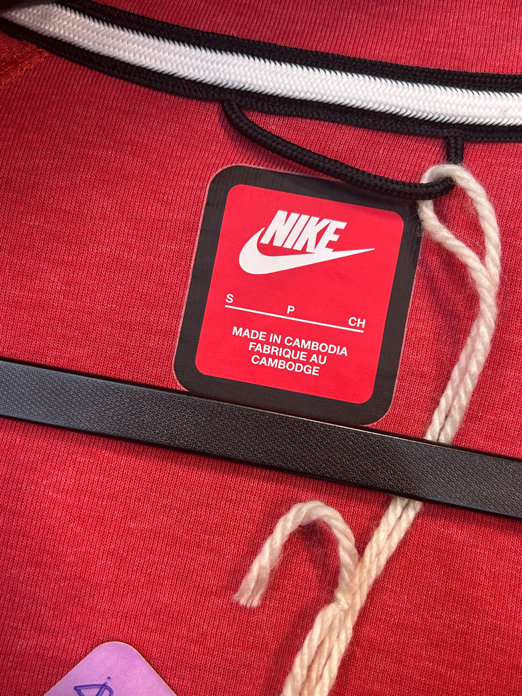 Red Nike Tech Track Suit Top/Bottom