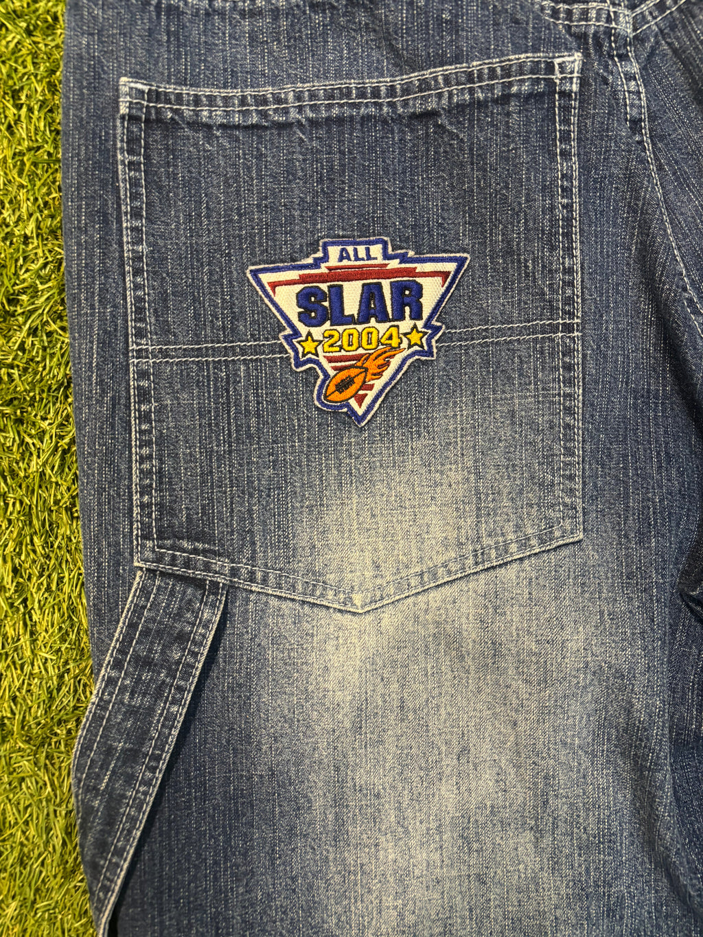2004 NYC Brand Denim NFL All Star Patch Jeans