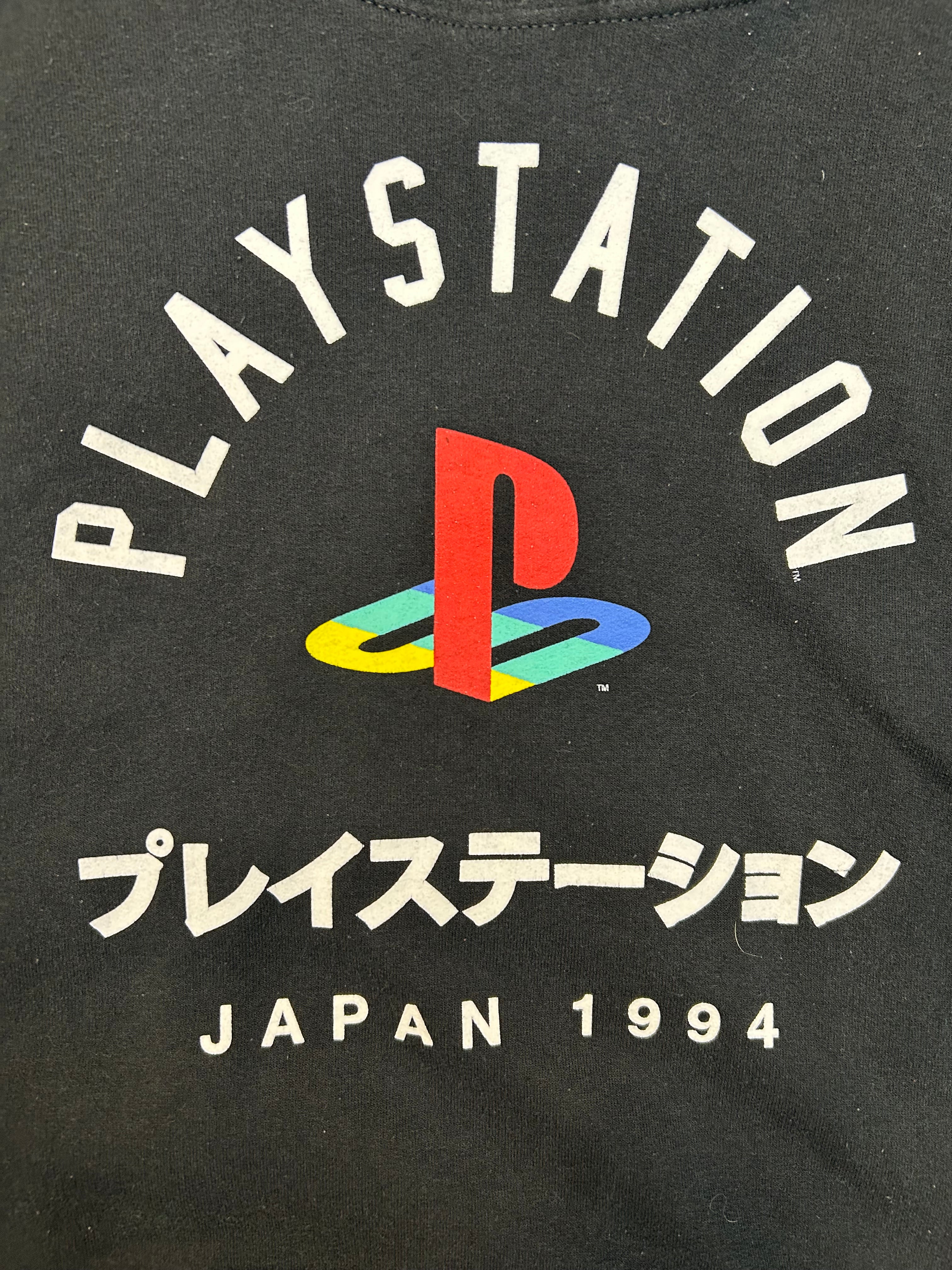 New Age Sony PlayStation Japanese Writing Hoodie