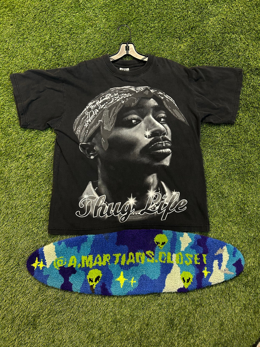 Vintage 90s 2Pac Thug Life Bling Tee