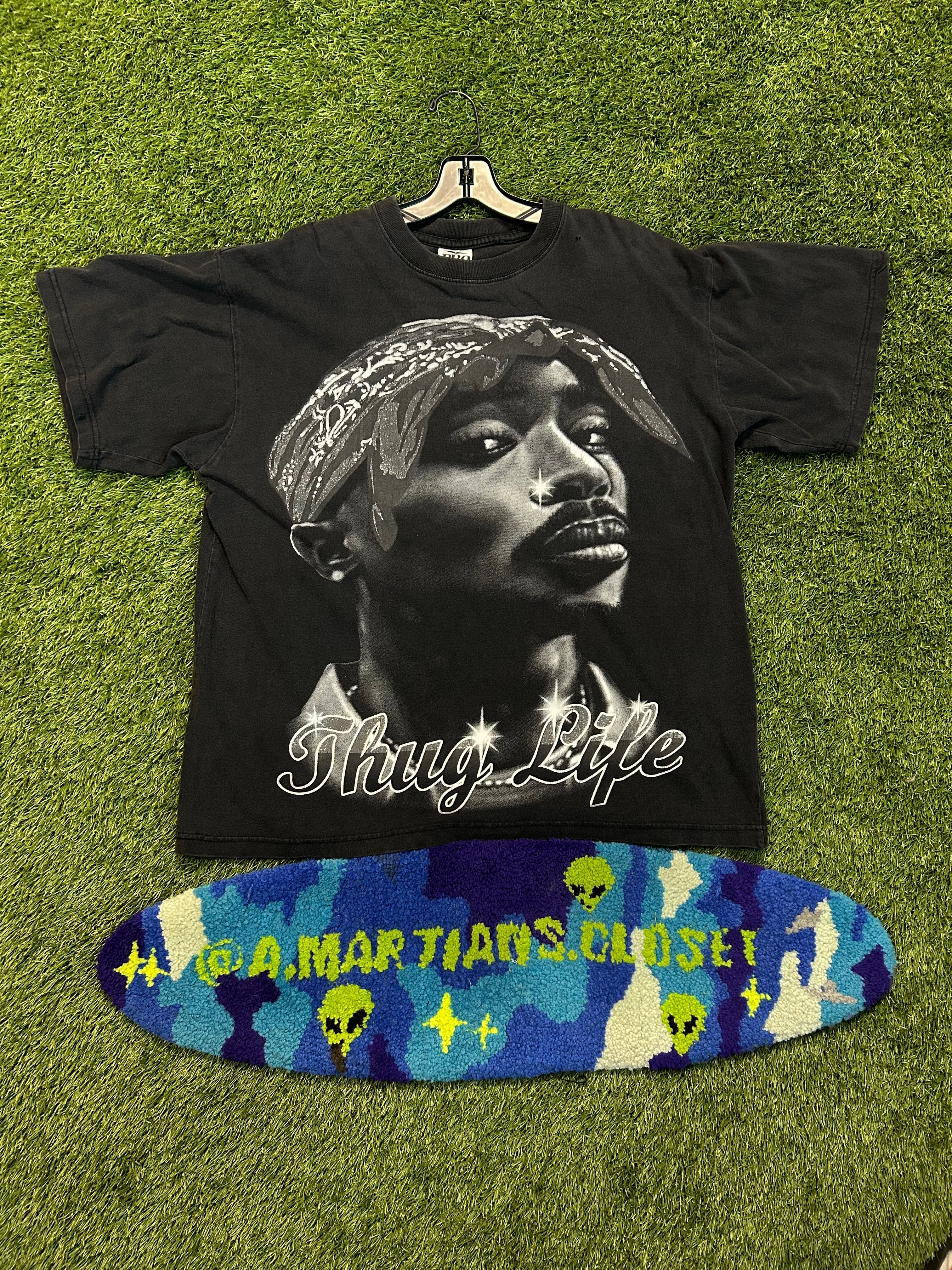 Vintage 90s 2Pac Thug Life Bling Tee