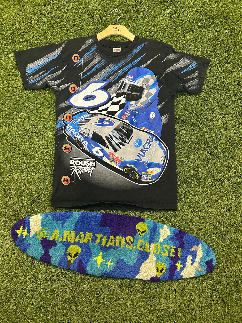 Y2K Mark Martin #6 Roush Racing NASCAR AOP Tee