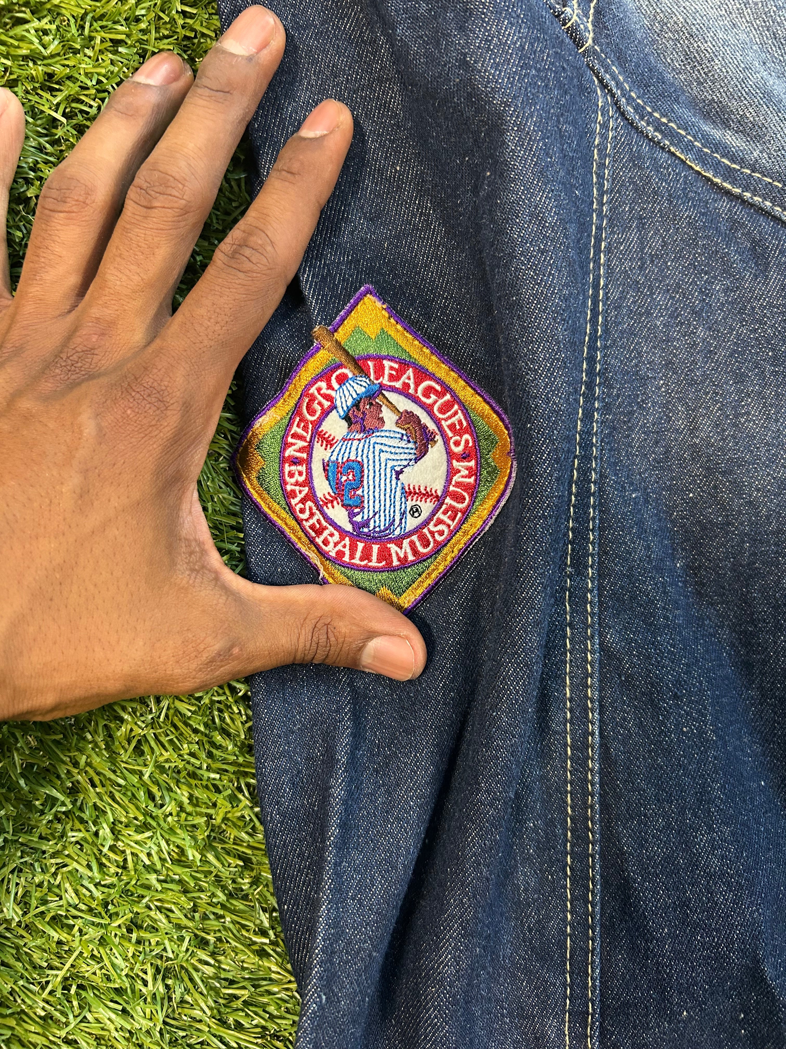 Y2K NLBM Blue Denim Embroidered Jacket+Denim Jeans