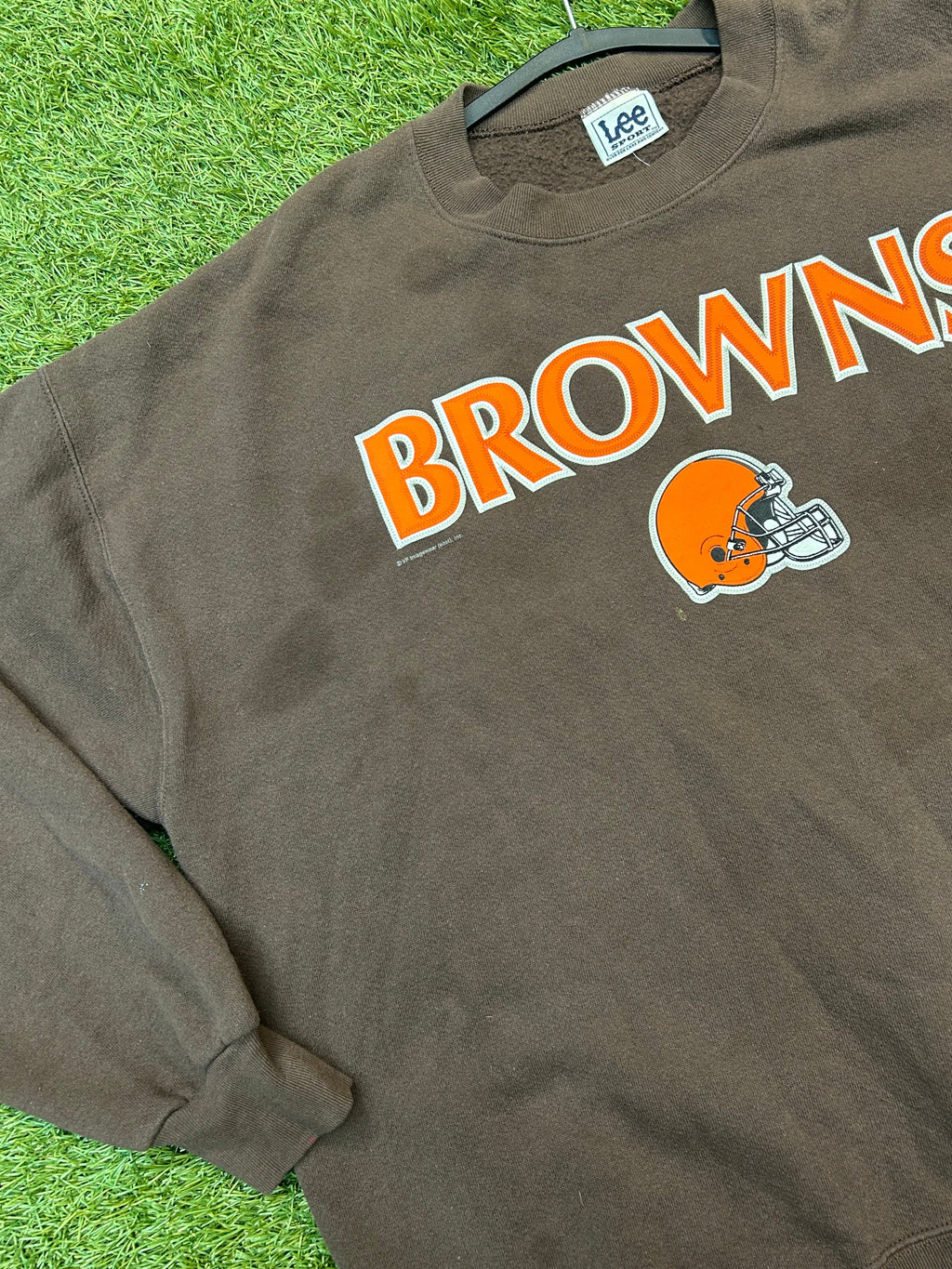 2001 Lee Sports Cleveland Browns NFL Crewneck