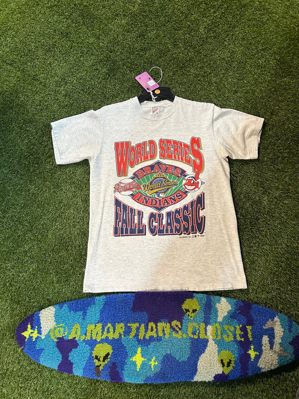 Vintage 1995 Brave Vs Indians World Series tee