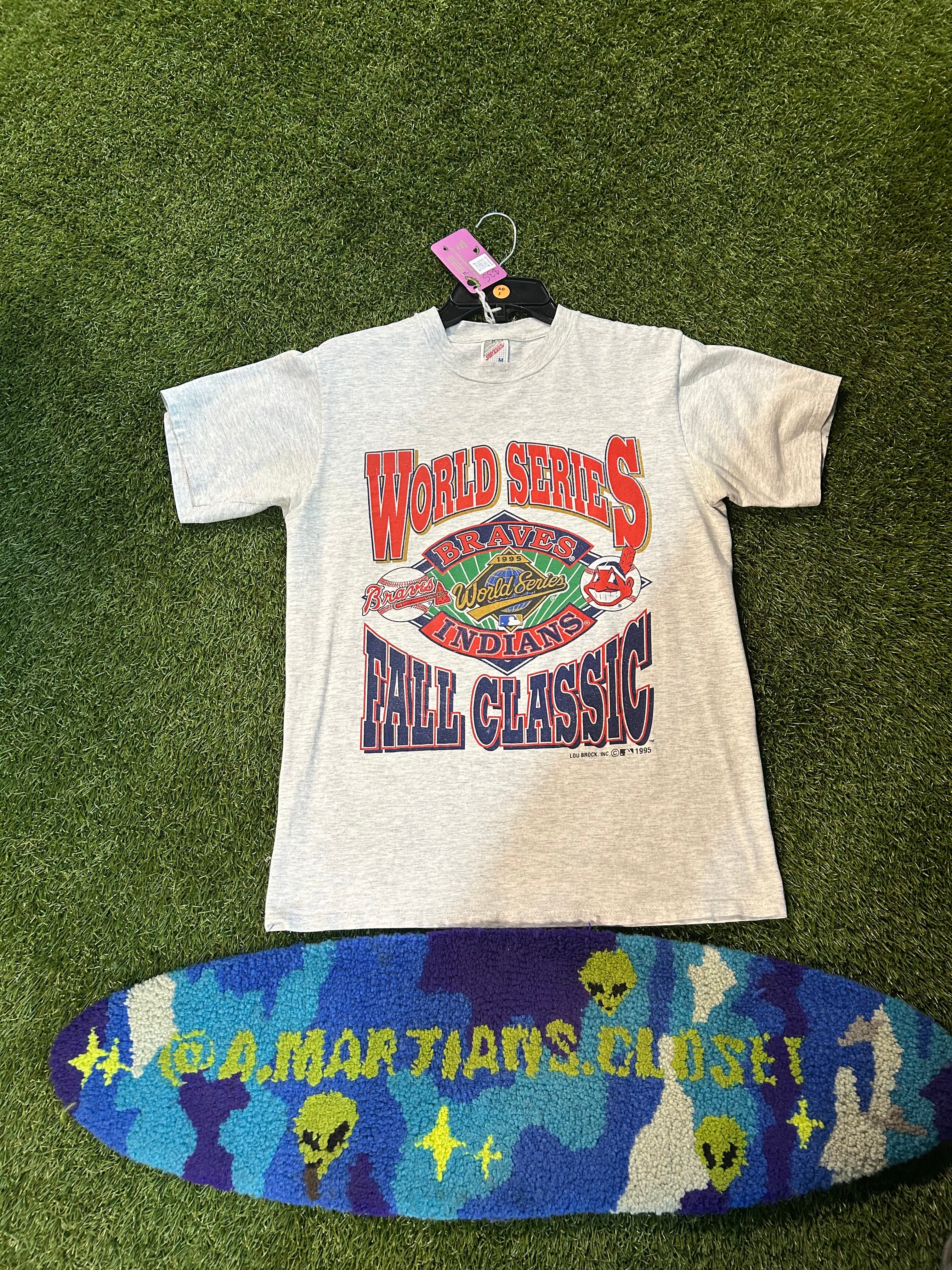 Vintage 1995 Brave Vs Indians World Series tee