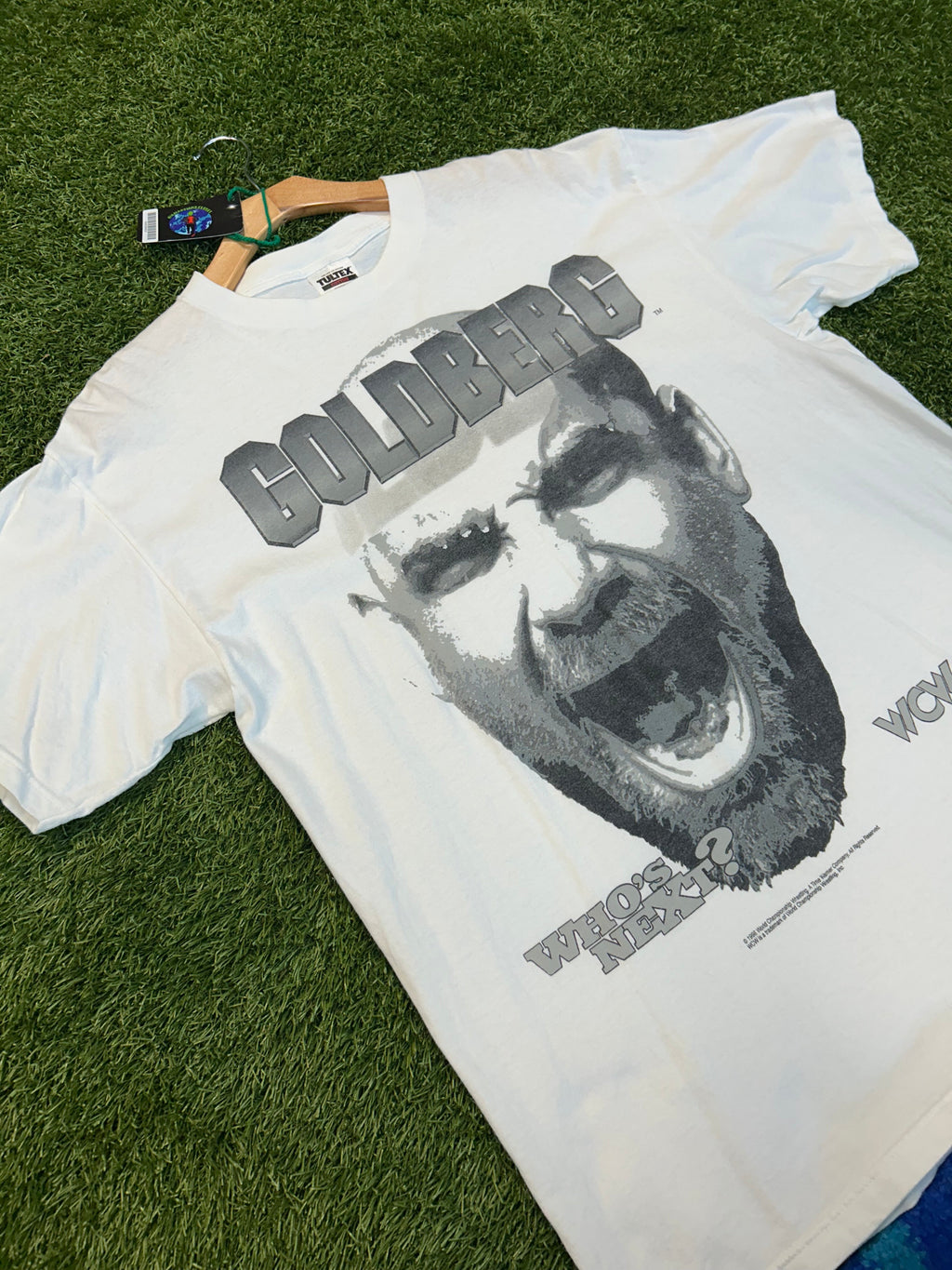 Vintage 1998 WCW Goldberg Big Head Tee