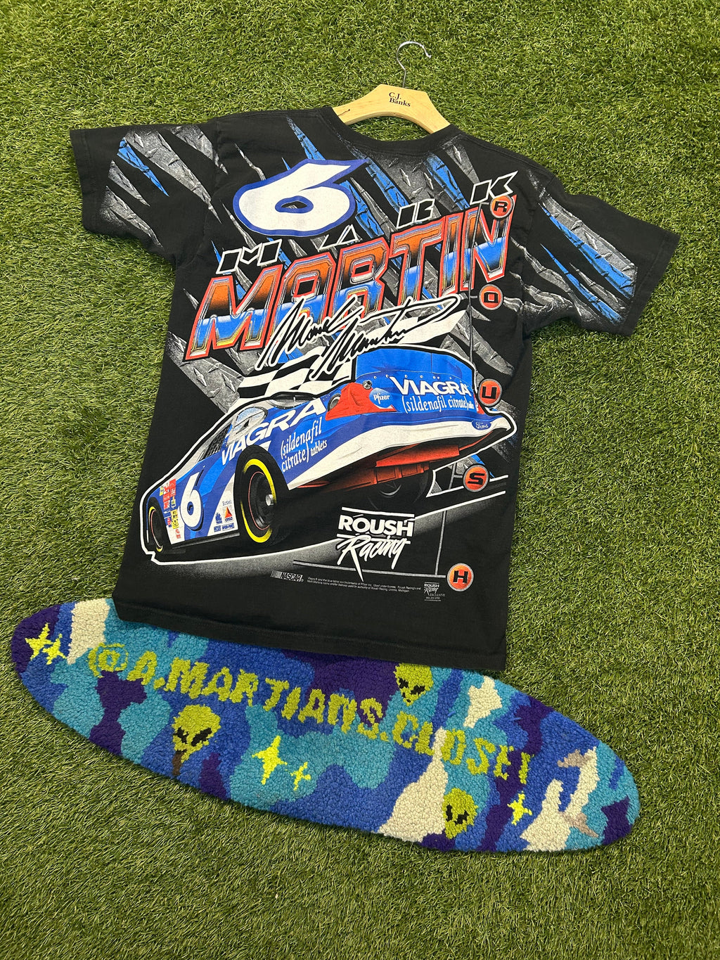 Y2K Mark Martin #6 Roush Racing NASCAR AOP Tee