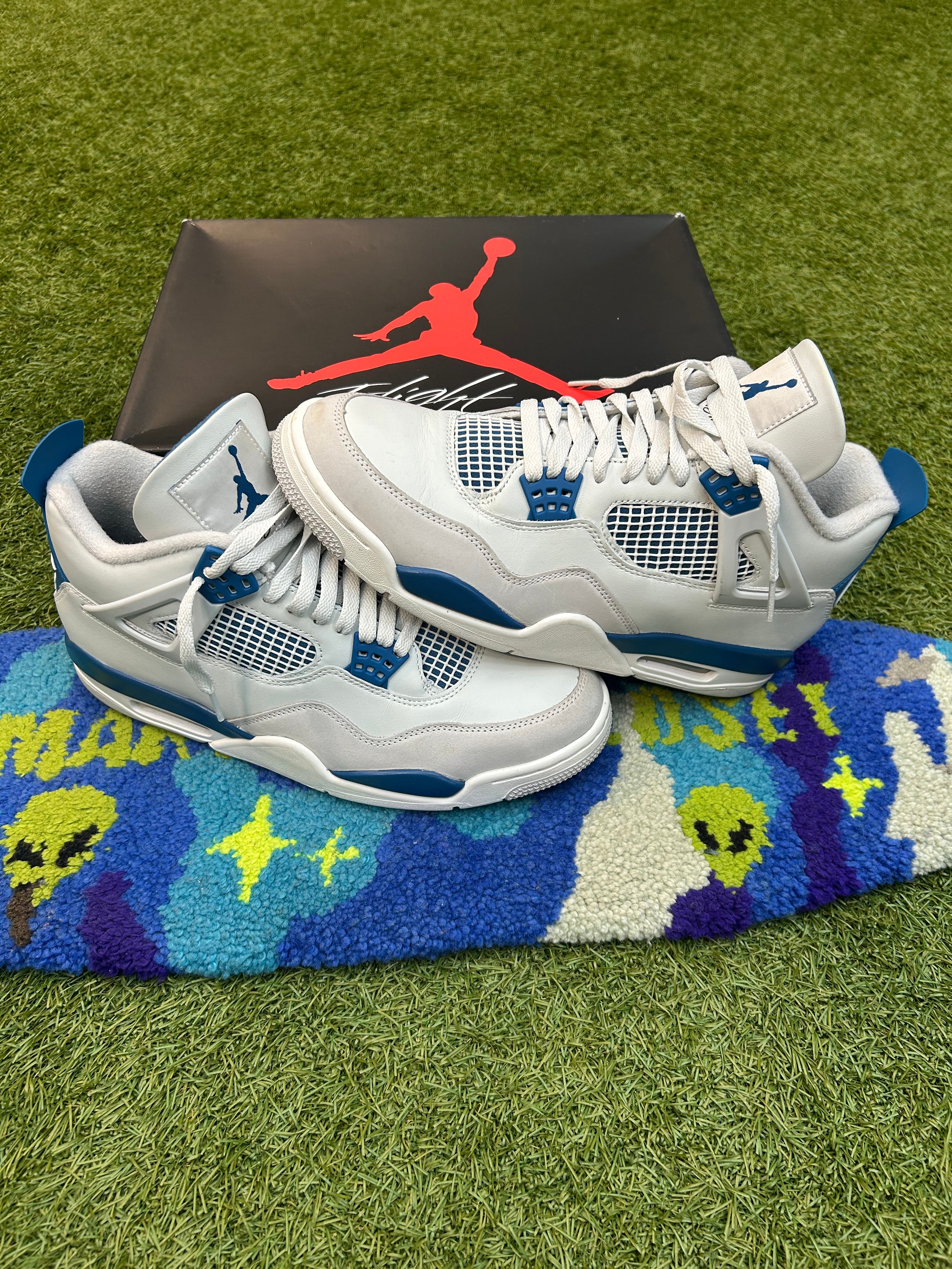 Jordan 4 Retro Military Blue(Used)