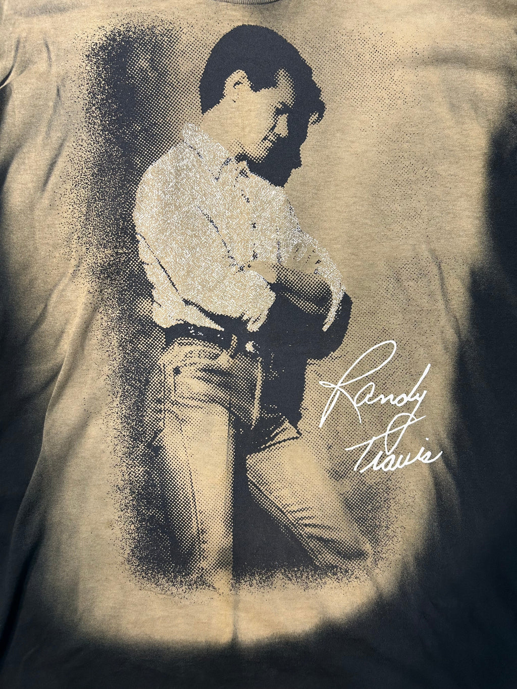 Vintage 1991 Randy Travis Country Front Hit Only Tee