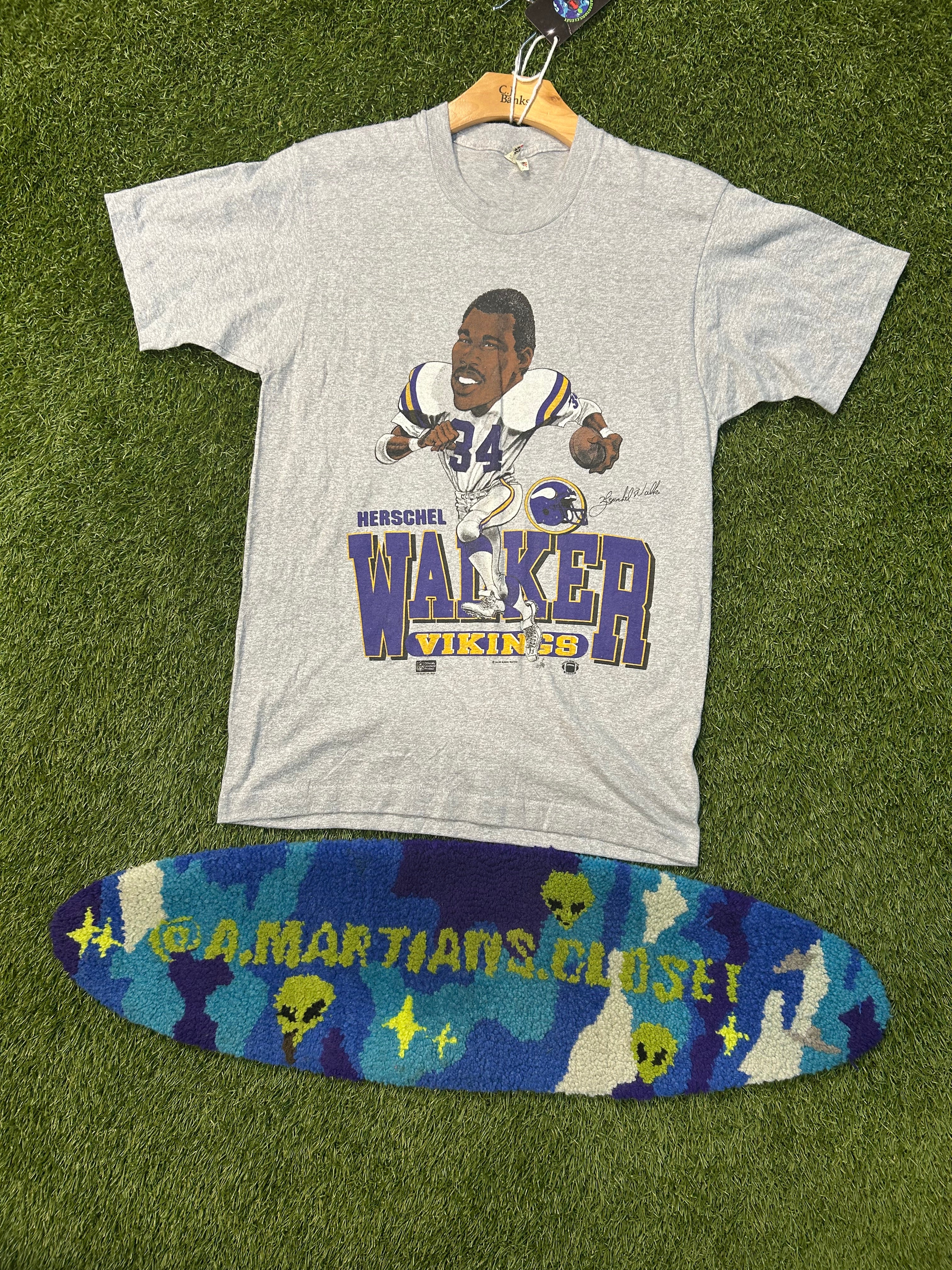 Vintage 1987 Minnesota Vikings Herschel Walker #34 Tee