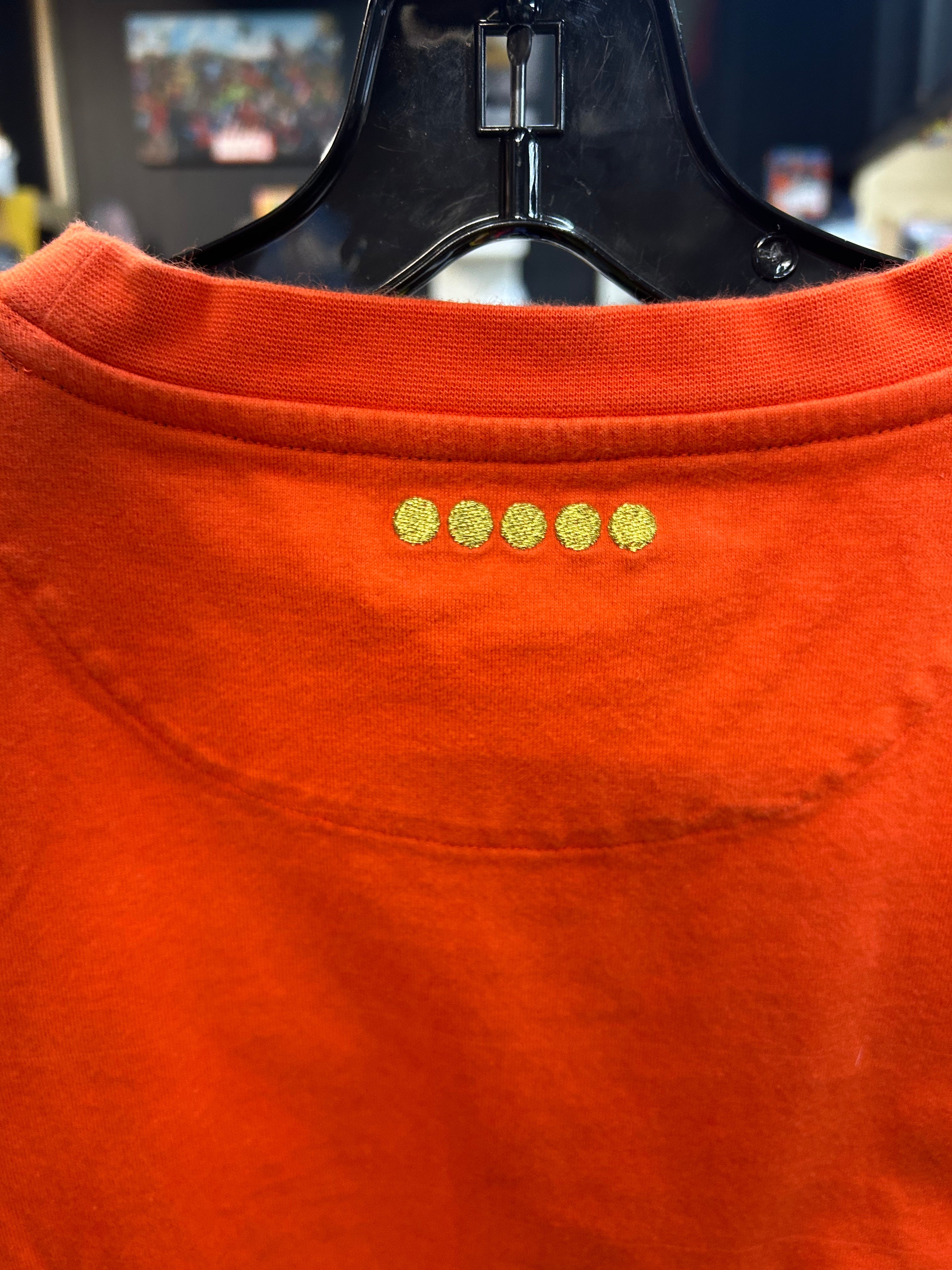 Y2K Coogi Deep Gold Logo Orange Tee