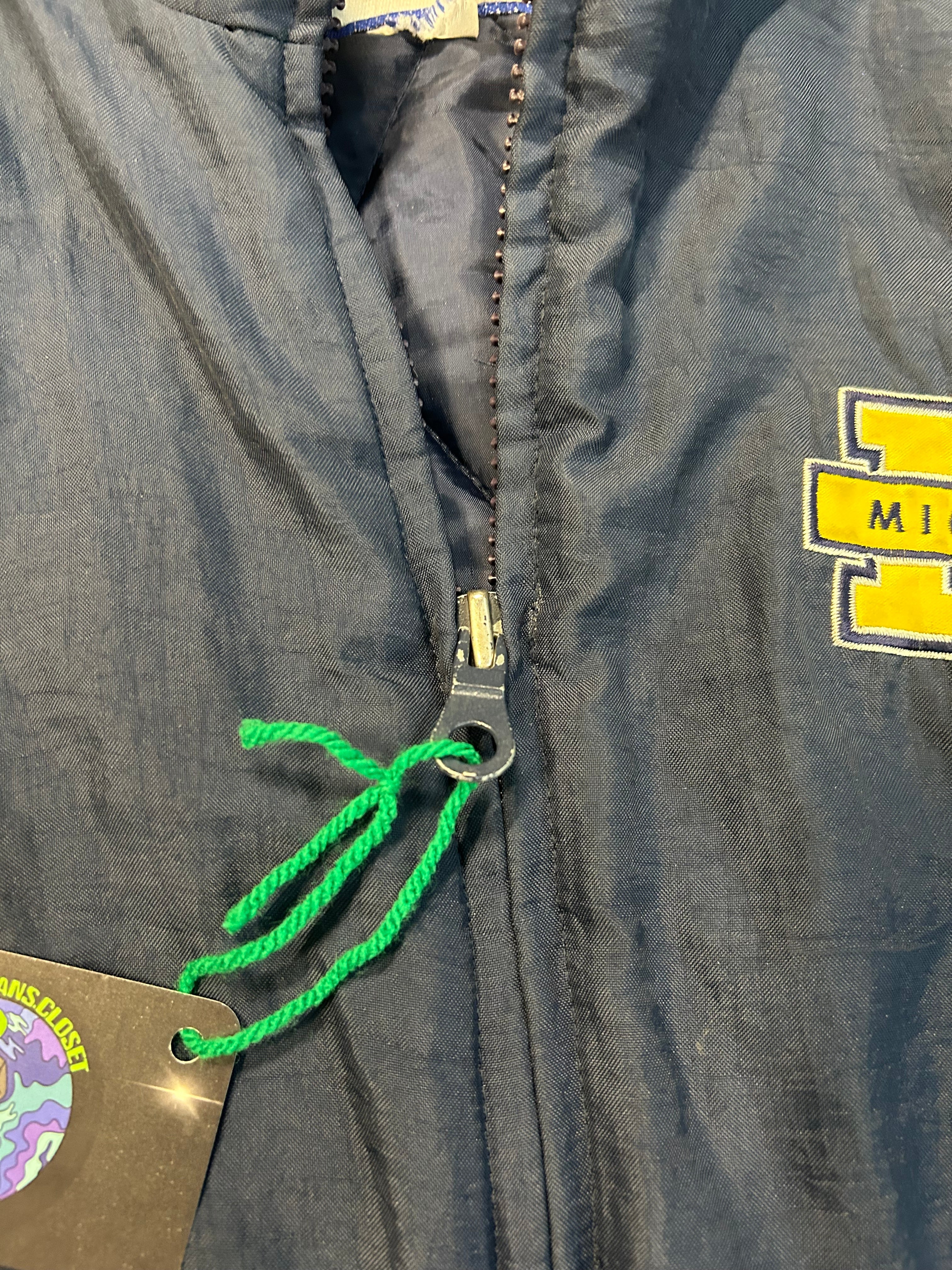 Vintage 90s Michigan Wolverines Logo7 Coat