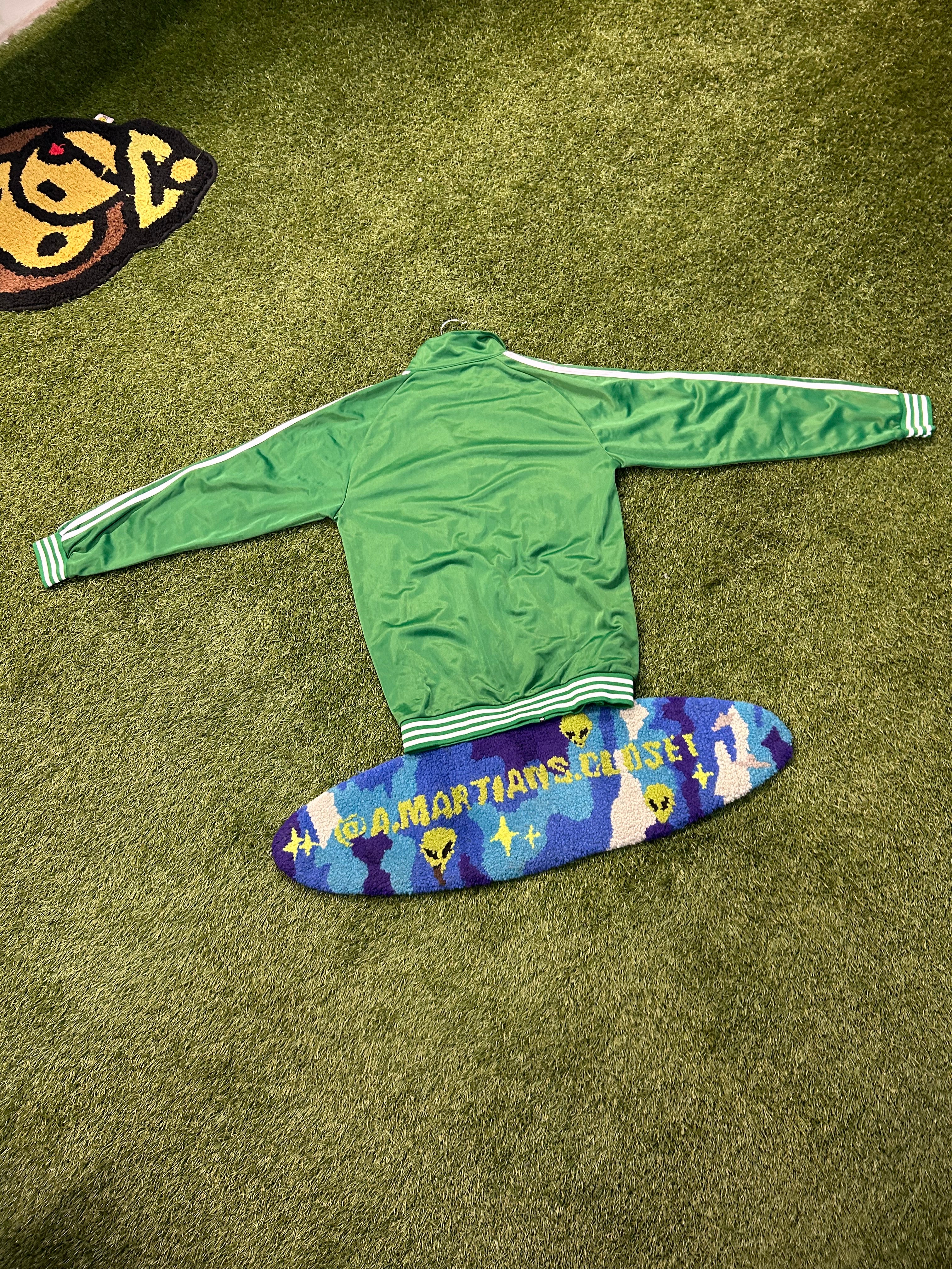 Vintage 90s Adidas Green Track Jacket