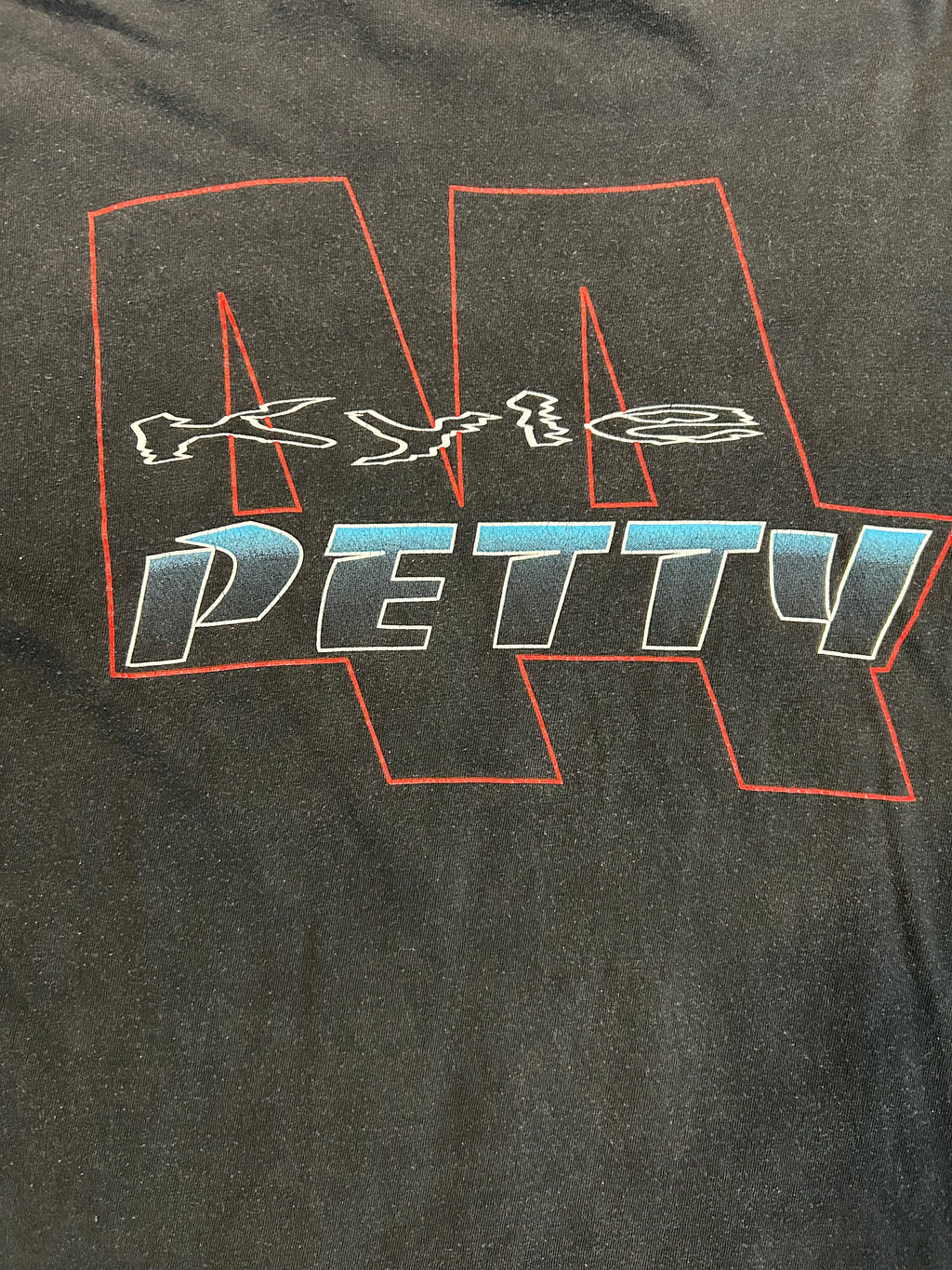 Vintage 90s Kyle Petty Hot Wheels Leading The Way Tee