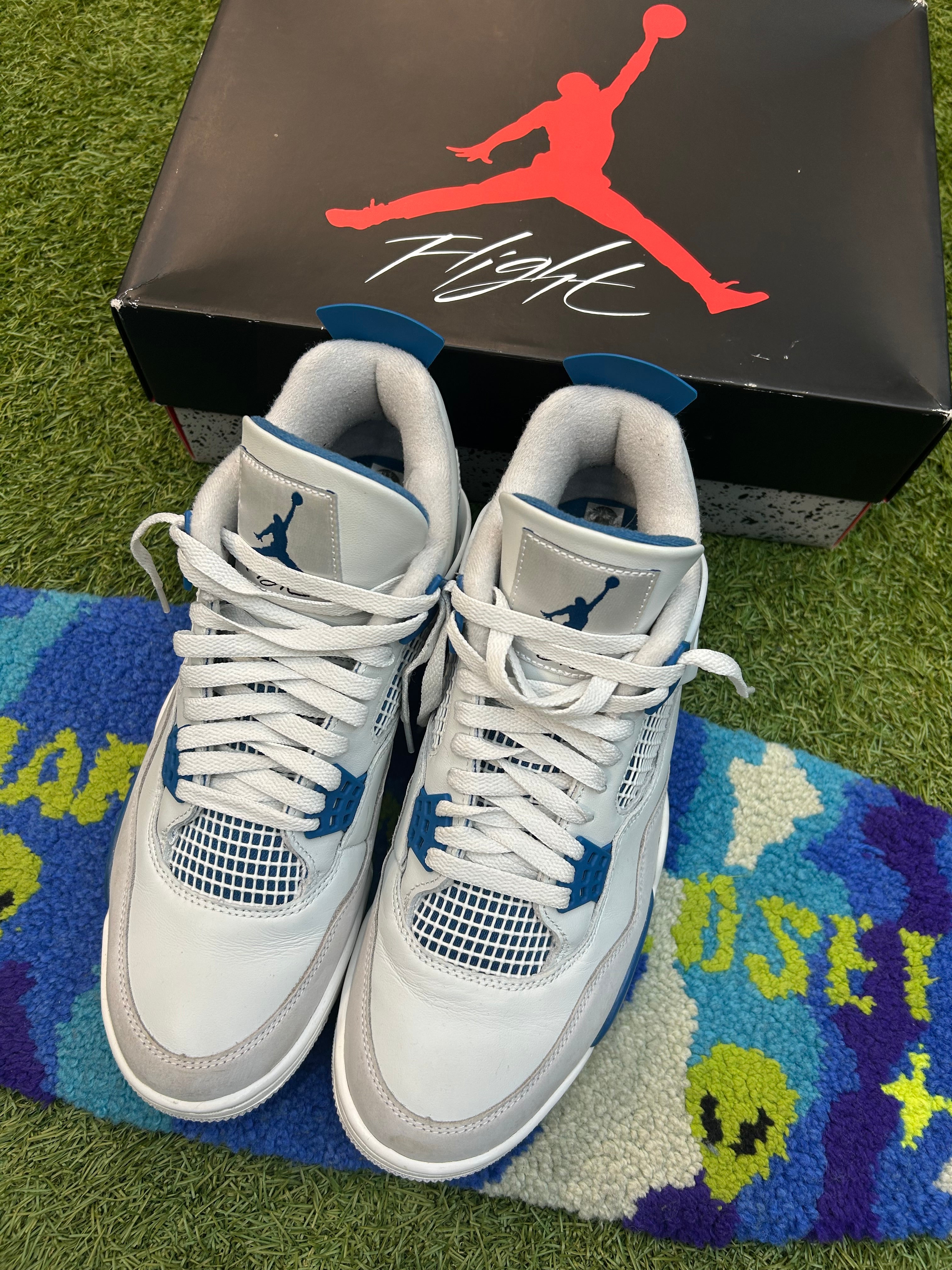 Jordan 4 Retro Military Blue(Used)