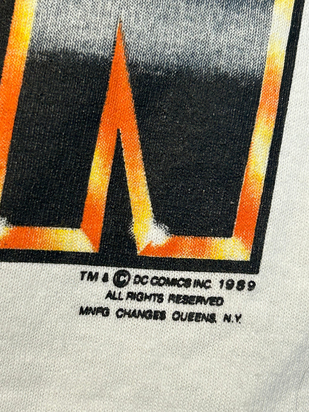 Vintage 1989 DC Comics Batman Movie Promo Tee