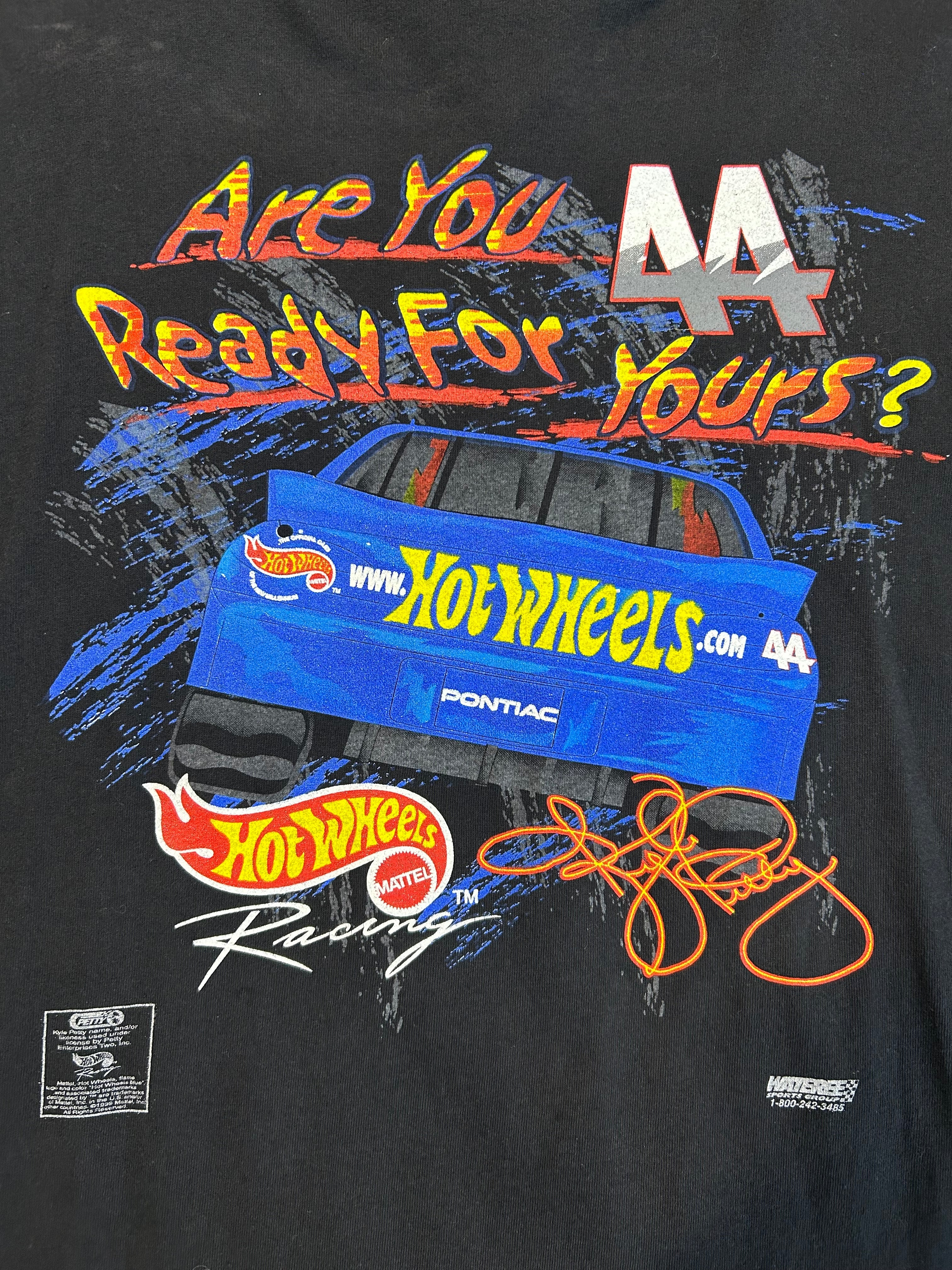 Vintage 1998 Kyle Petty Time For An Attitude Adjustment Race Tee
