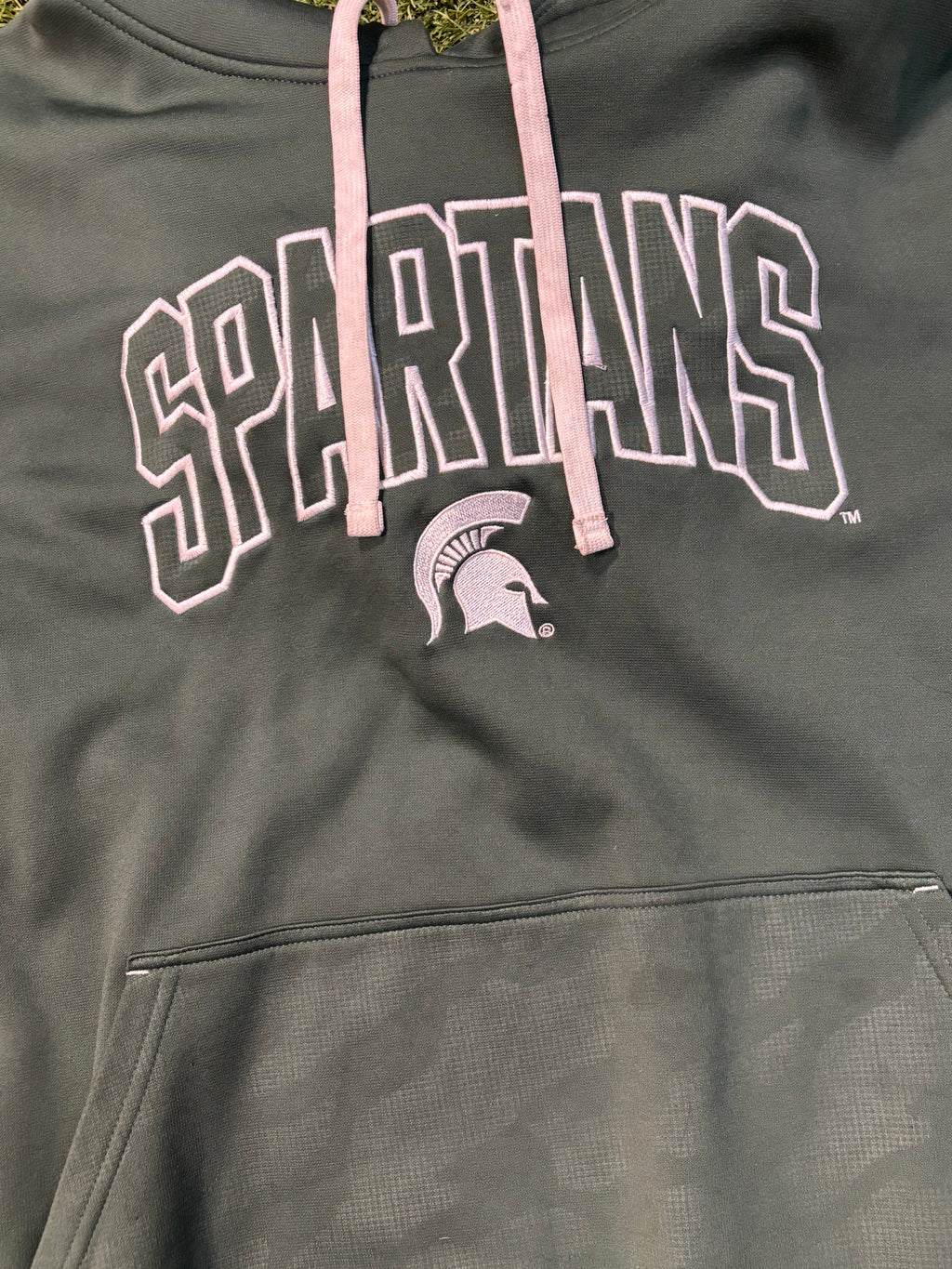 Authentic Moss Green Spartans Hoodie
