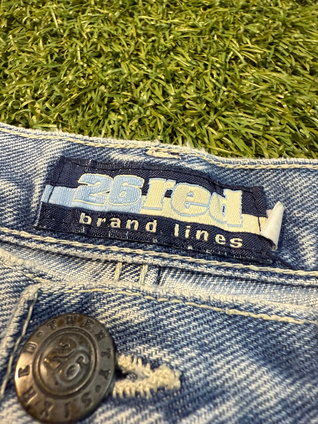 Y2K “26 RED” DENIM
