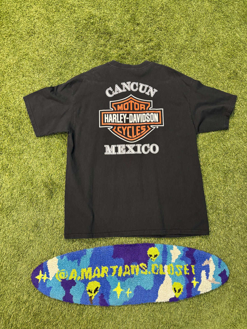 Y2K Black Harley Davidson Tee