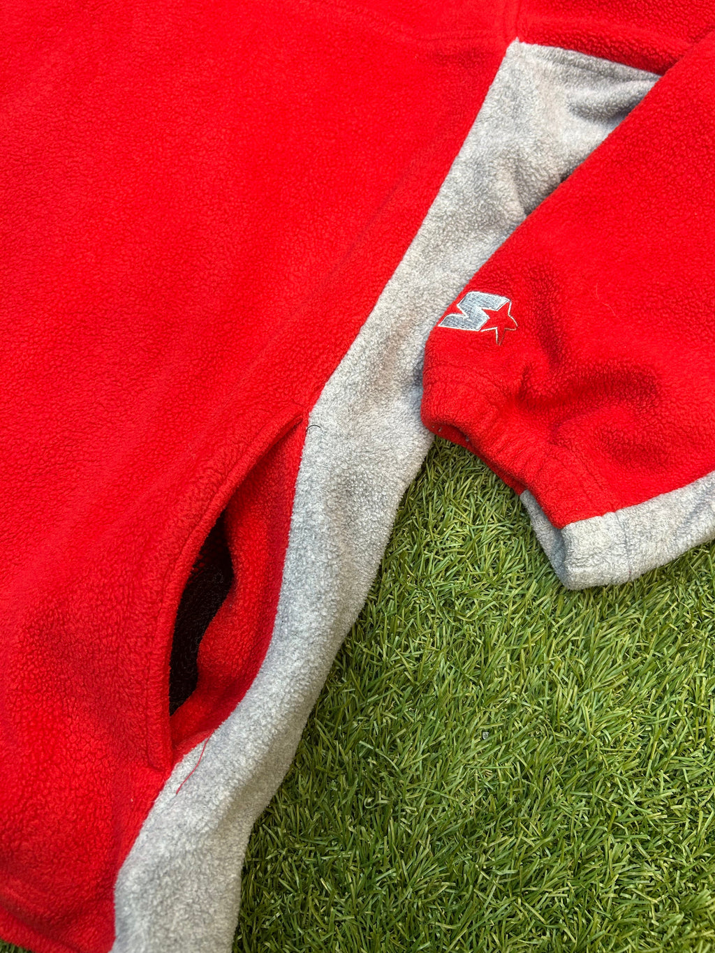Vintage Starter Ohio State Buckeye QuarterZip W/Pockets