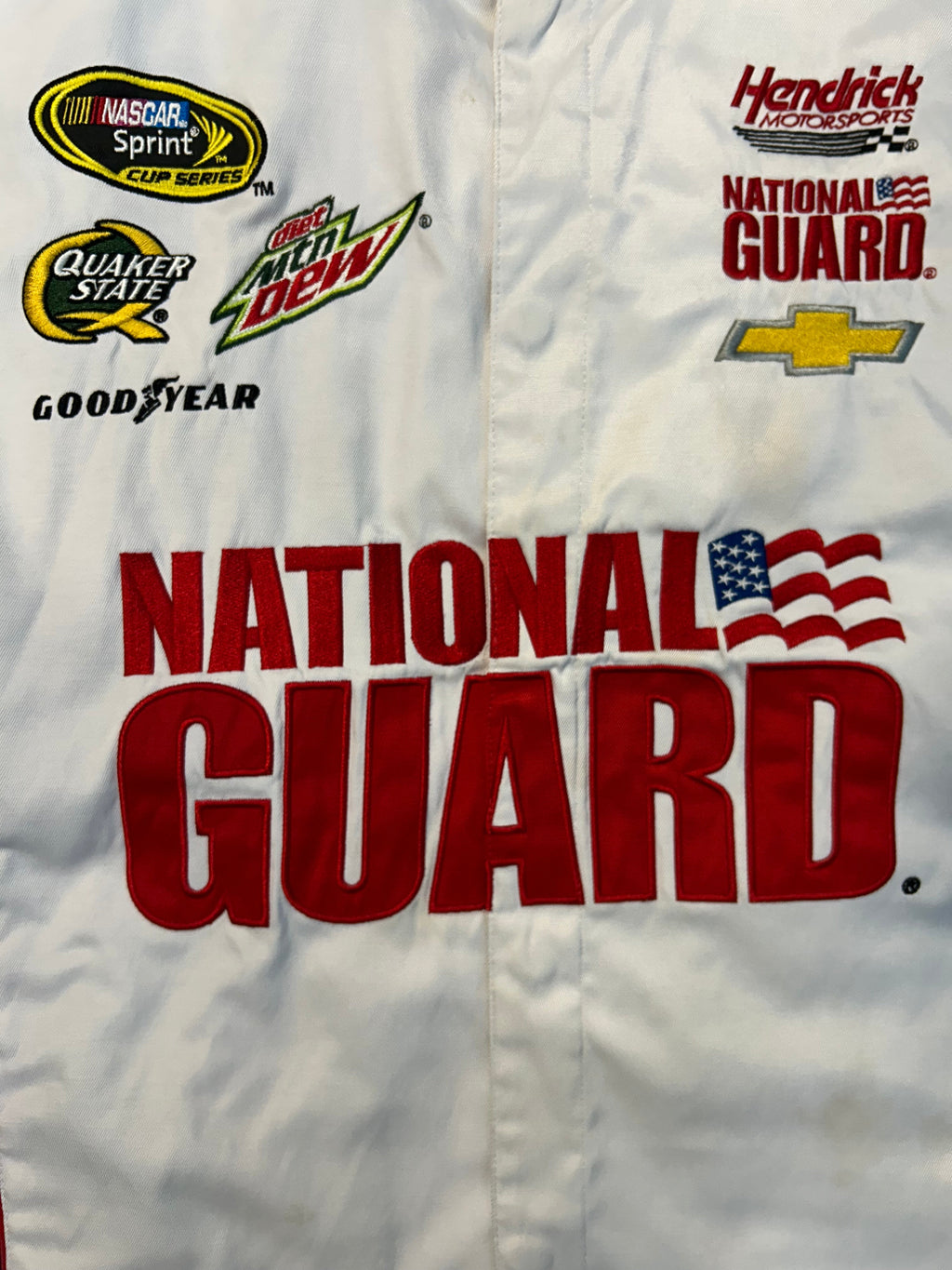 Y2K Dale Earnhardt Jr National Gaurd NASCAR Jacket