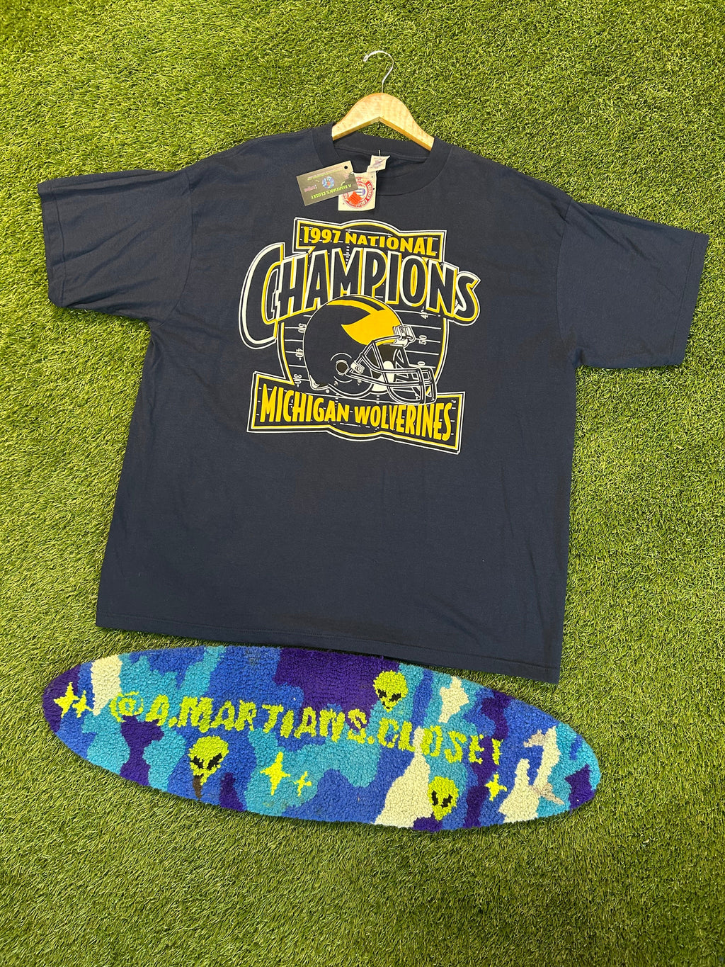 Vintage 1997 National Champion Michigan Wolverines Tee