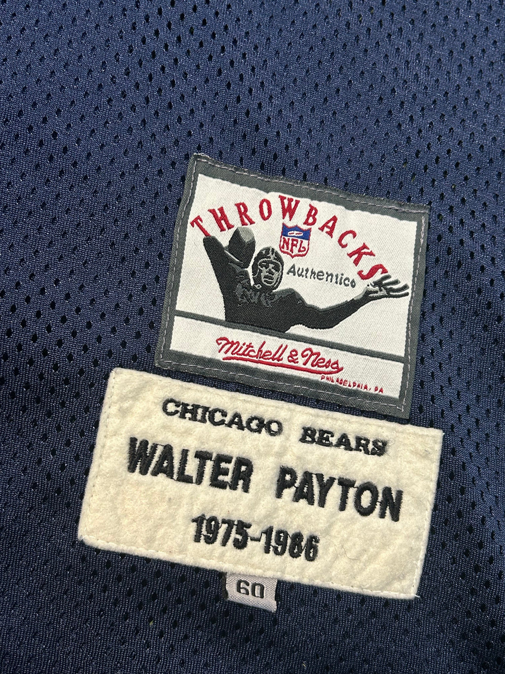 Y2K Chicago Bears Walter Payton  #34 Mitchell & Ness NFL Jersey