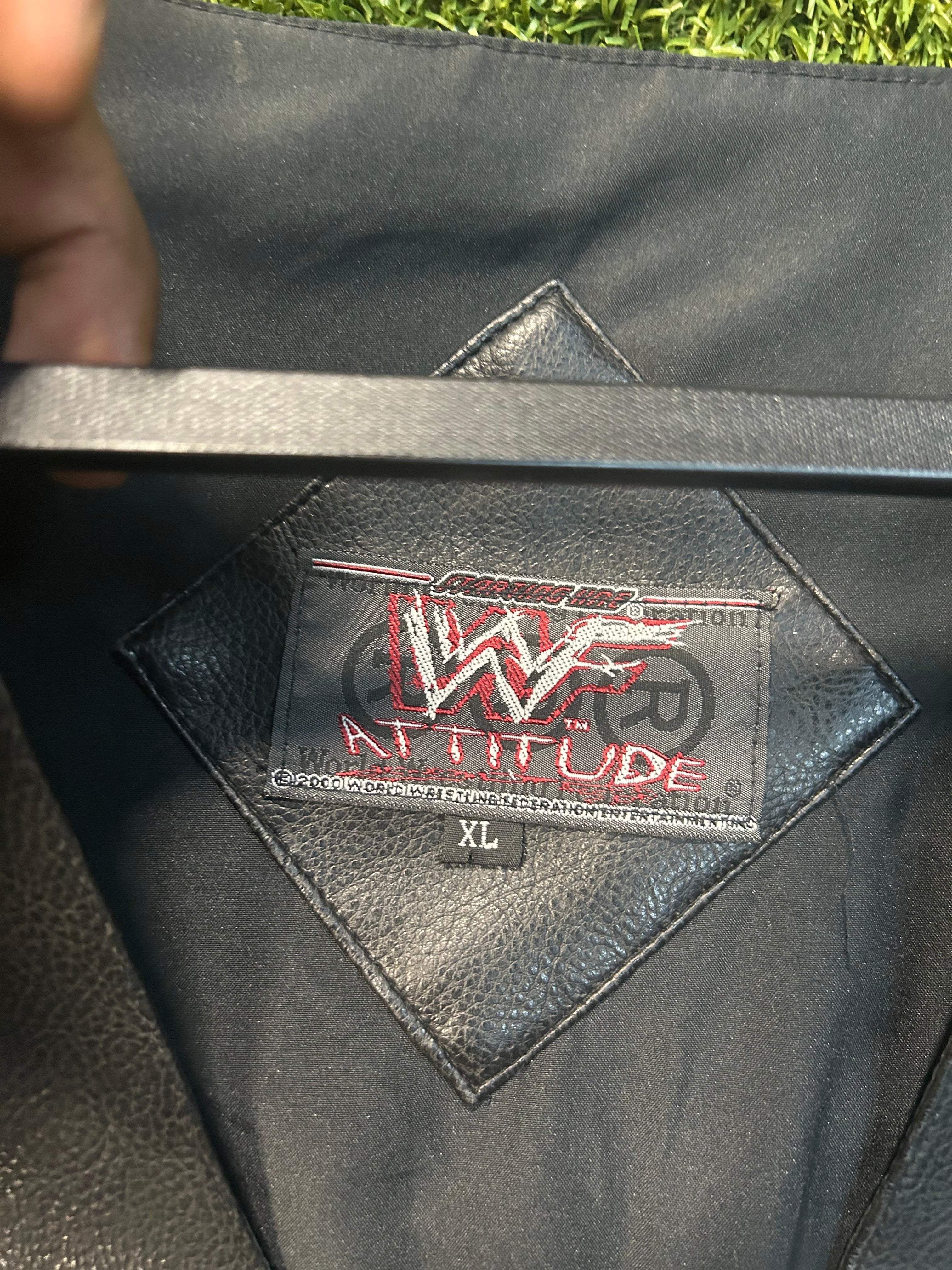 Y2K WWF Stone Cold Steve Austin Leather Vest