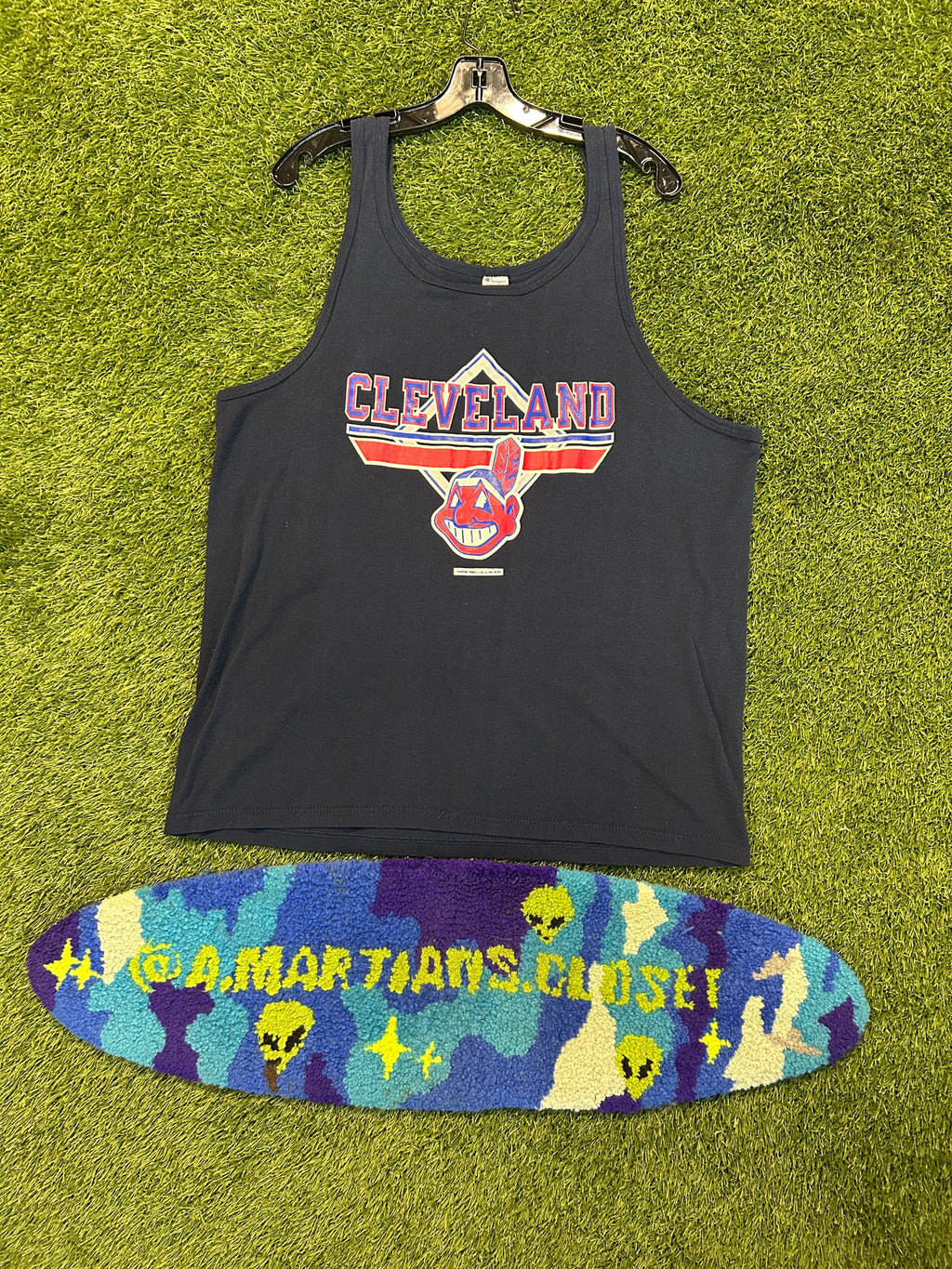 Vintage 1999 Cleveland Indians Old Champion Tank Top
