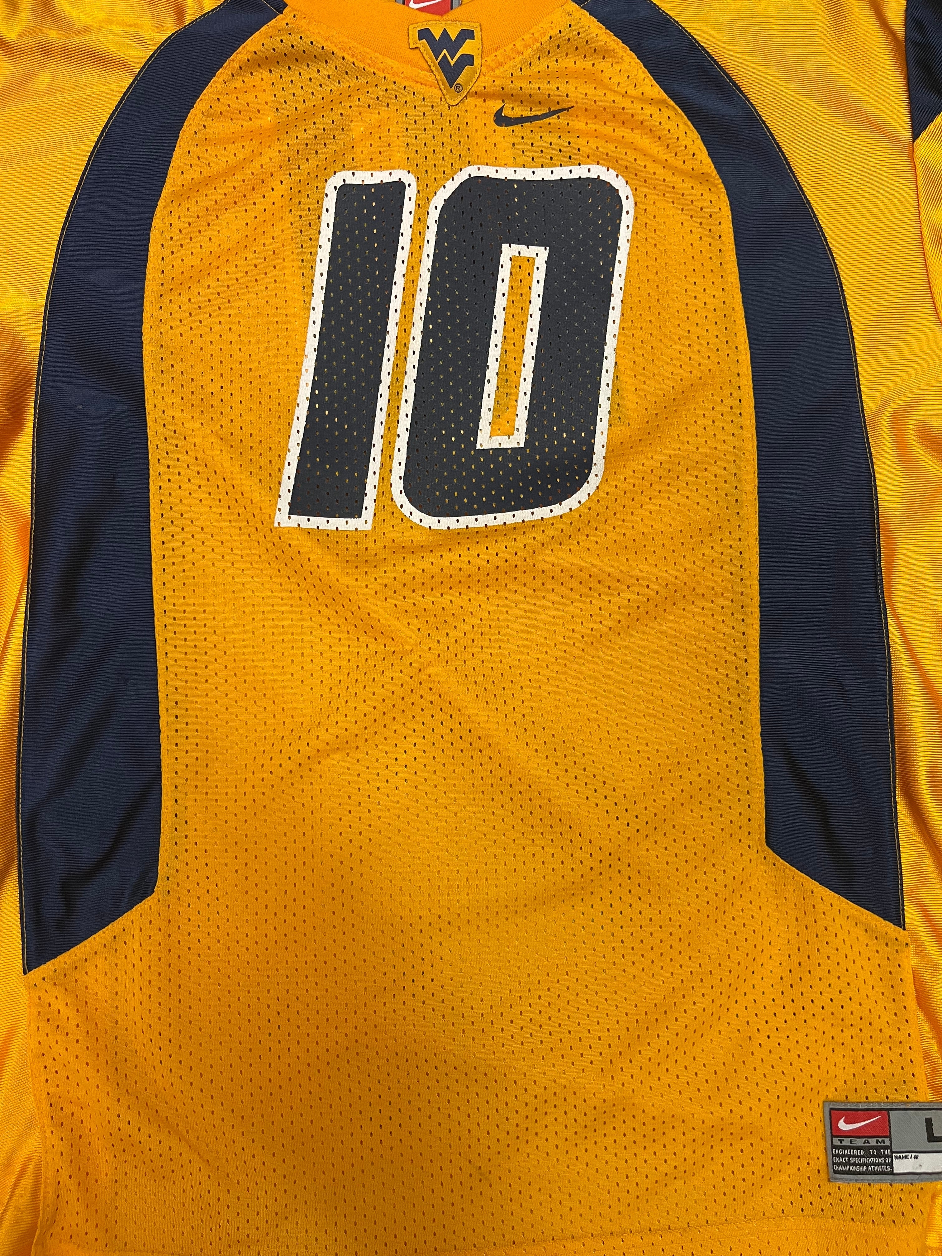 Vintage West Virginia University Football Jersey #10