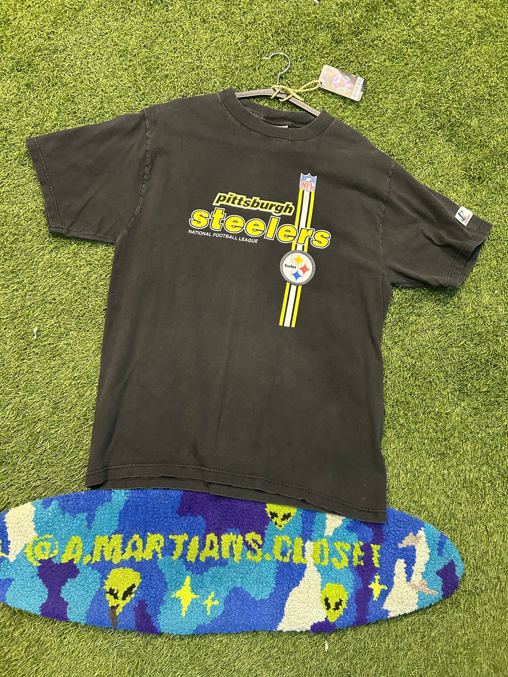 Vintage Logo Athletics Pittsburgh Steelers NFL Tee