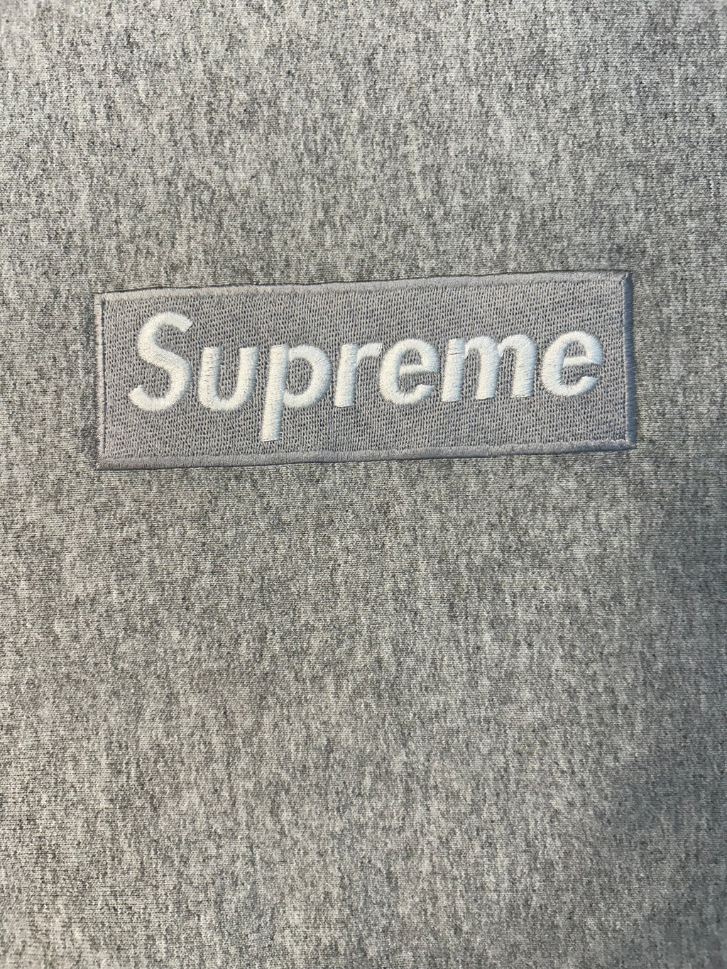 Rare Y2K Supreme Silver On Silver BoGo Crewneck(2003)