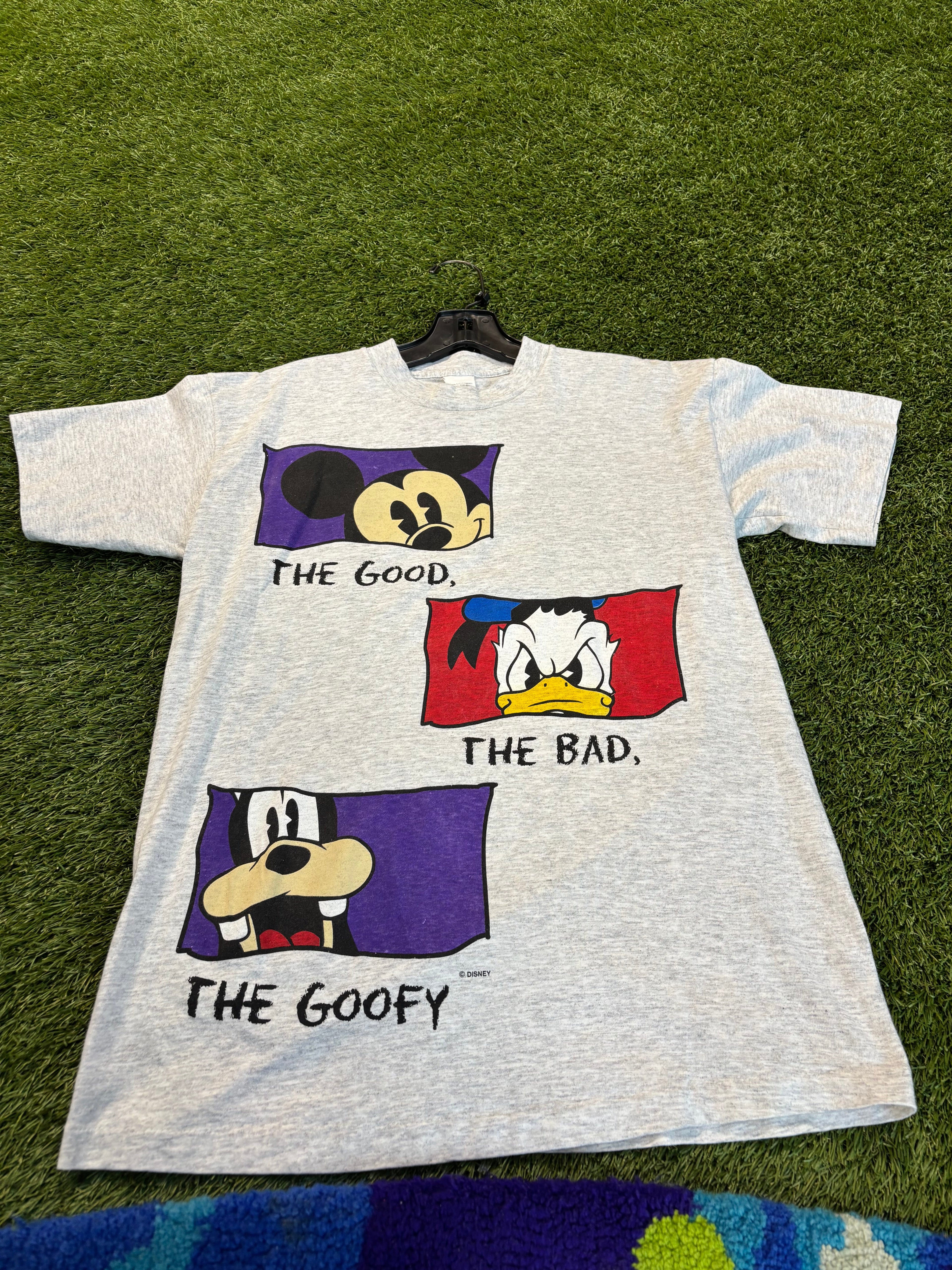 Vintage 90s Disney The Good The Bad The Goofy Tee