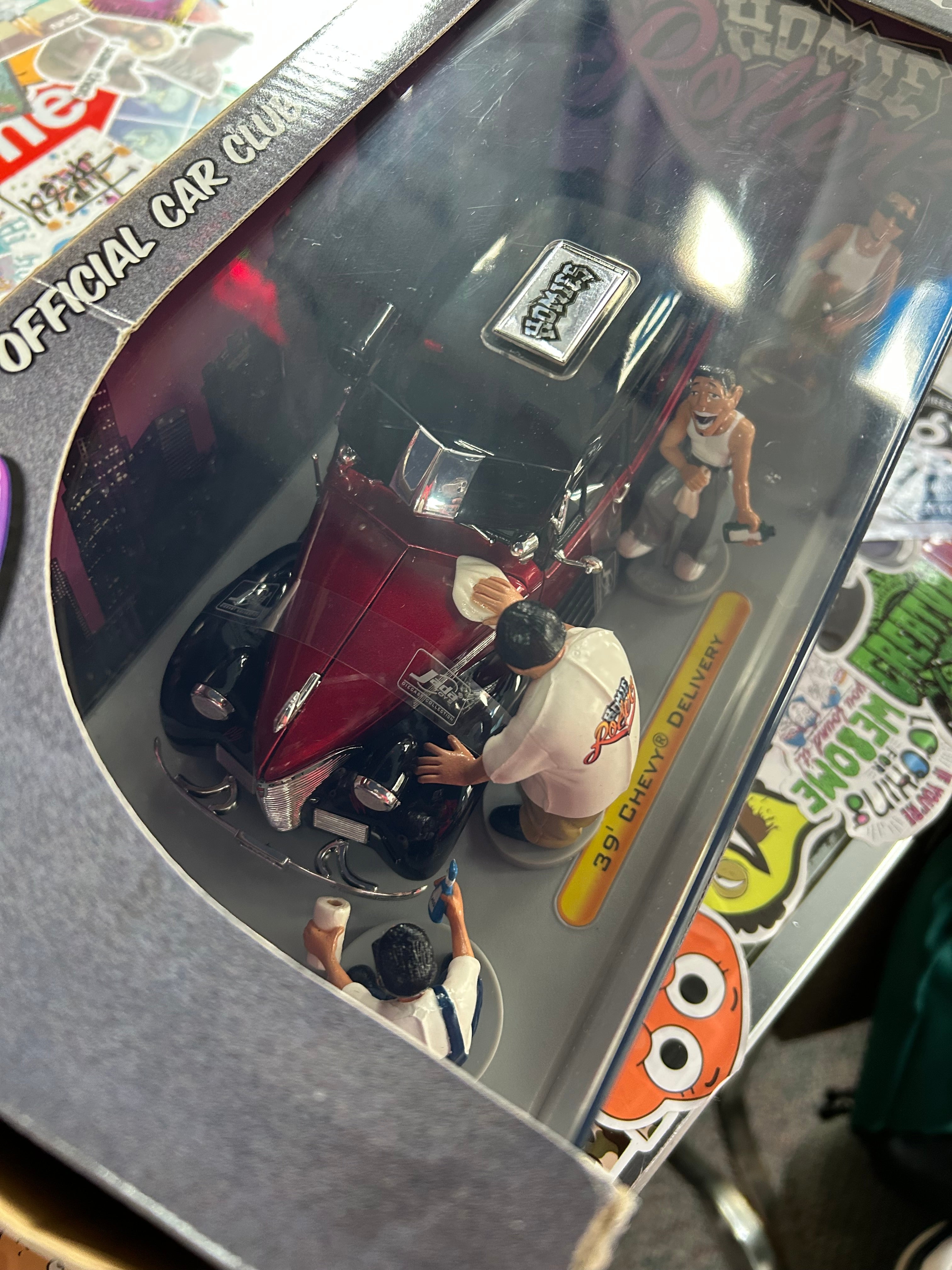 Y2K 2003 Homies Official Car Club 39’ Chevy Delivery Collectable Set
