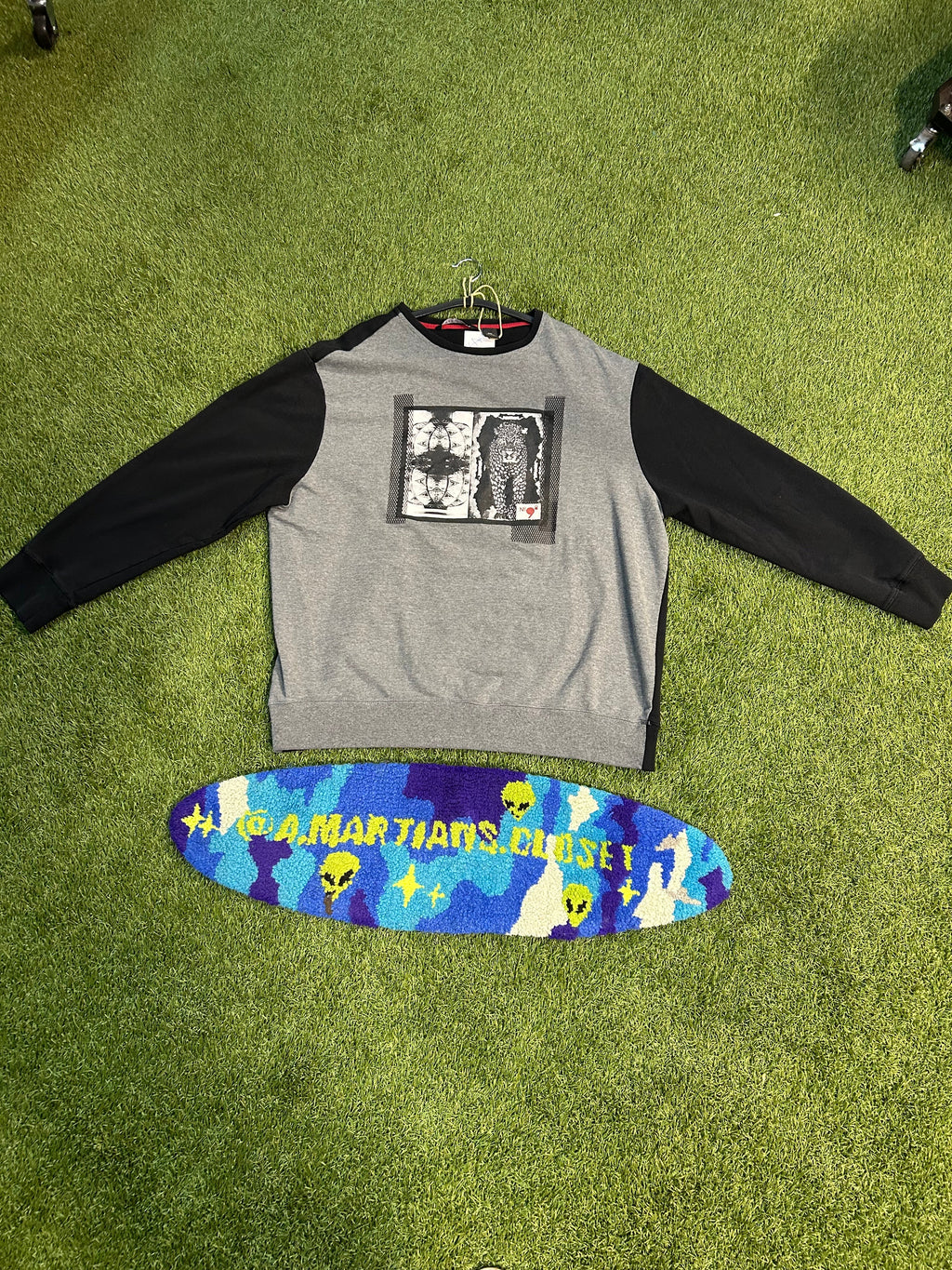 Y2K Sean Jean Cheetah Crewneck