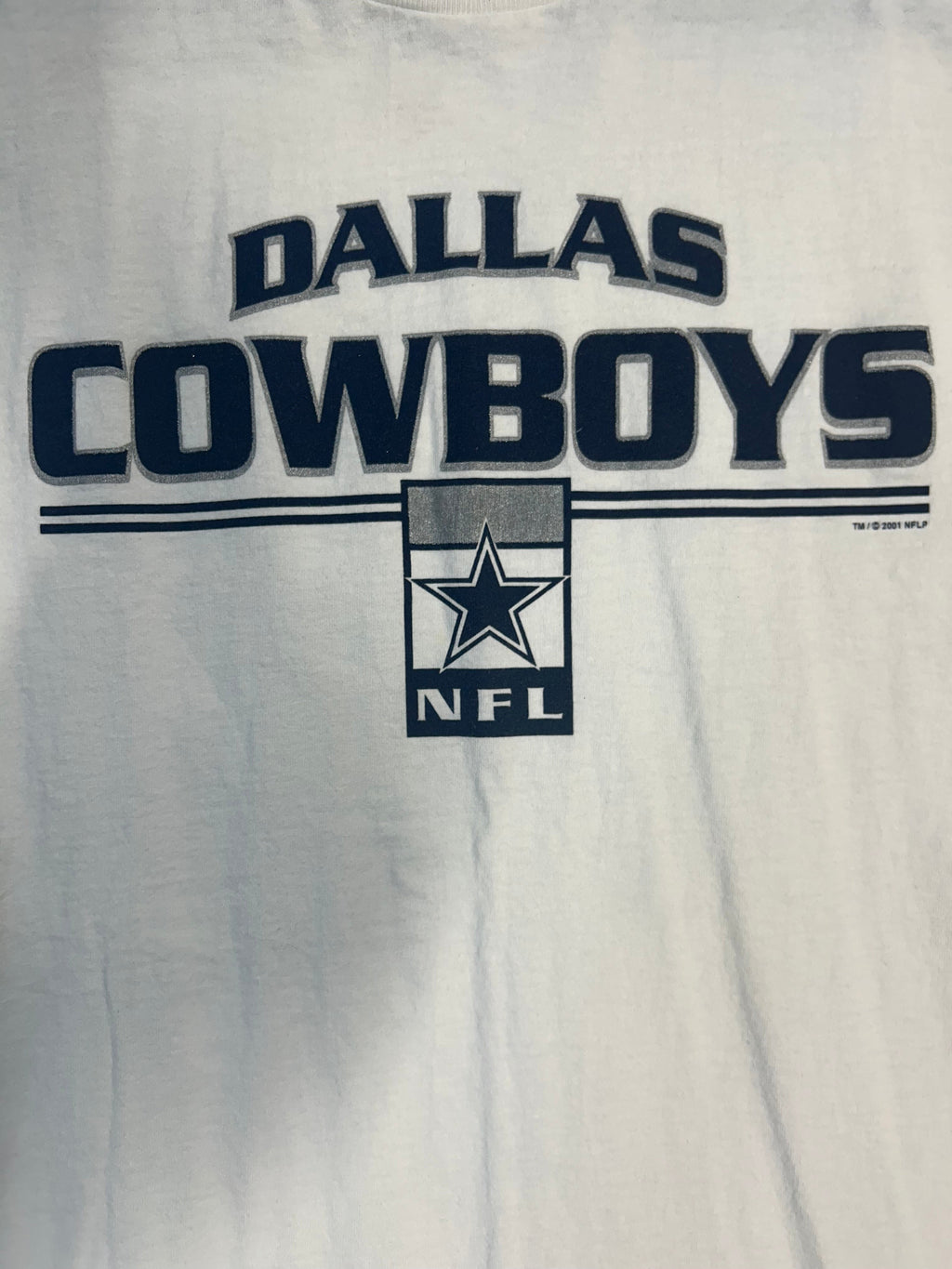 2001 Dallas Cowboys Small Logo Tee