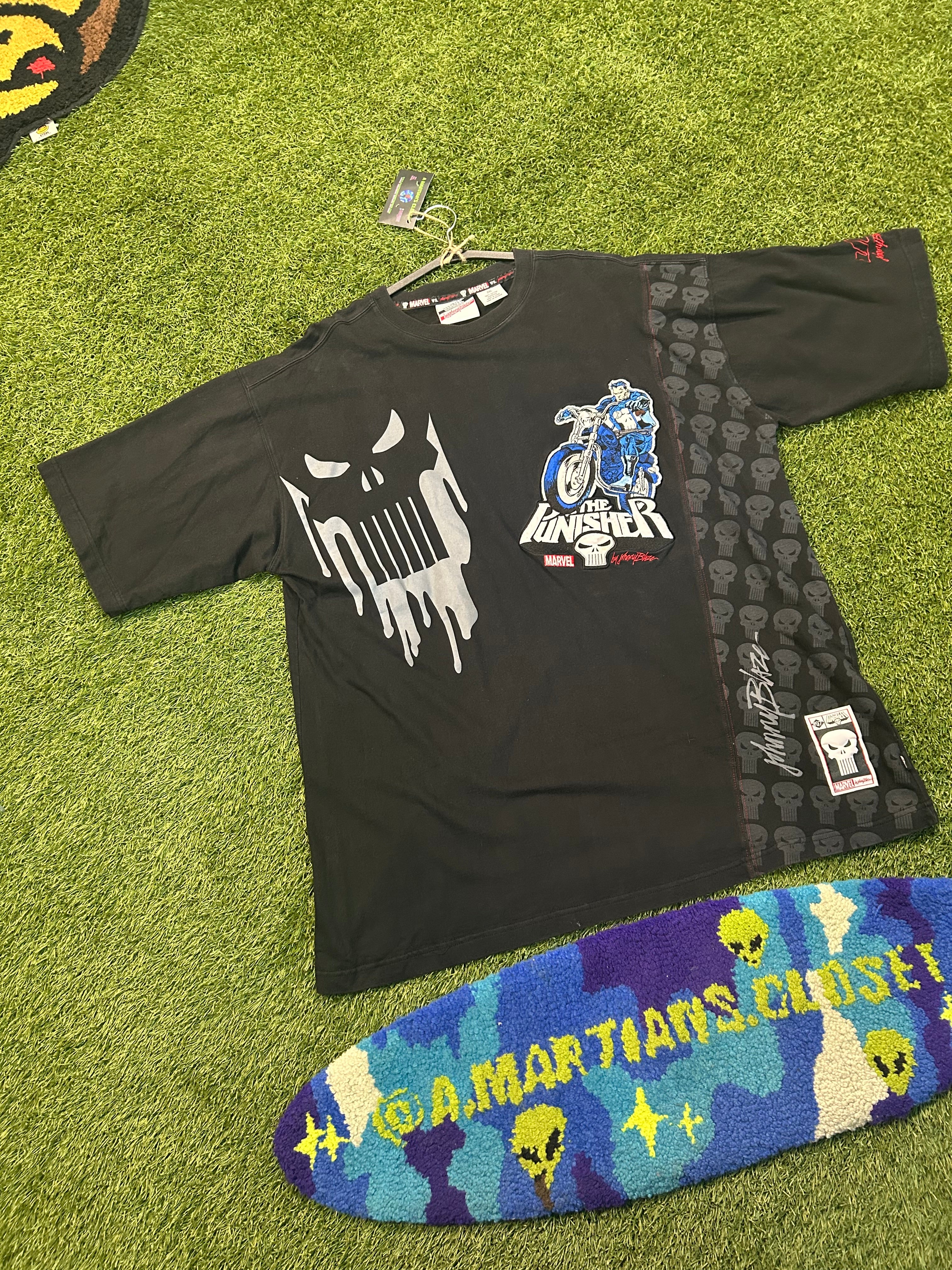 Rare Vintage Marvel X Johnny Blaze Punisher Tee